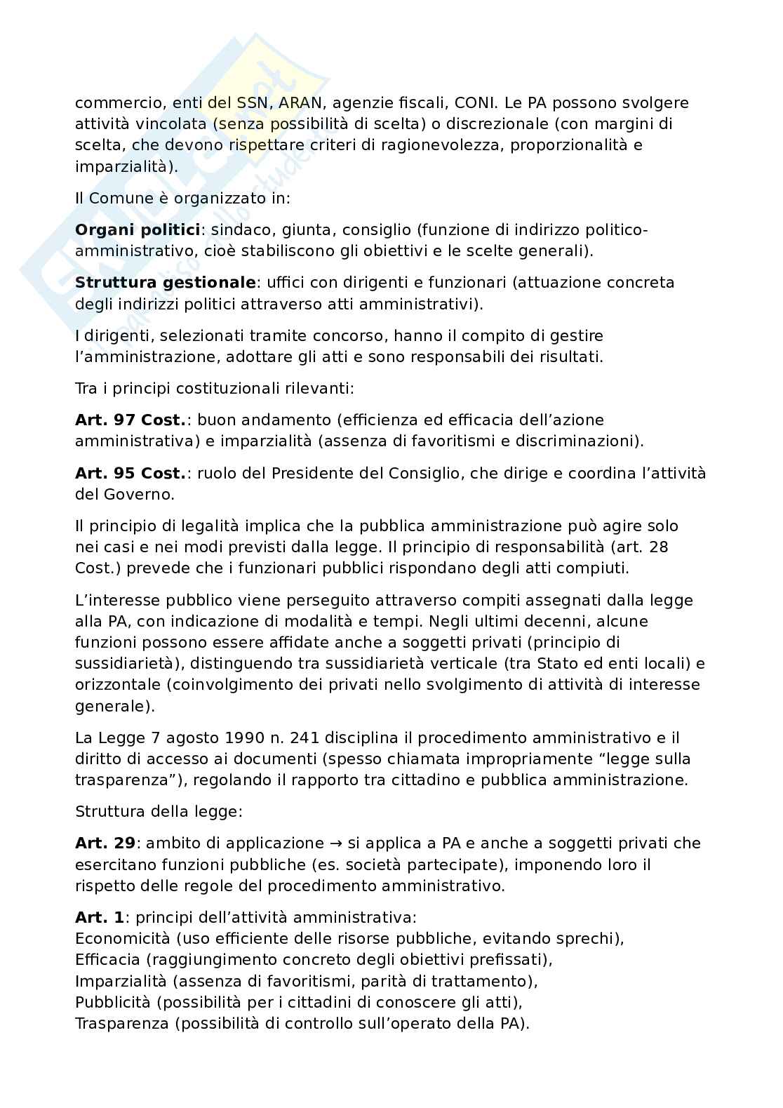 Appunti lezioni Diritto pubblico e della legislazione sanitaria Pag. 46