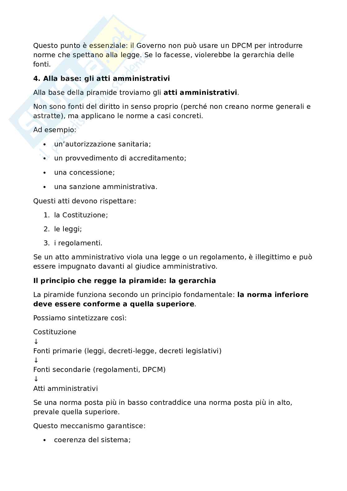 Appunti lezioni Diritto pubblico e della legislazione sanitaria Pag. 6