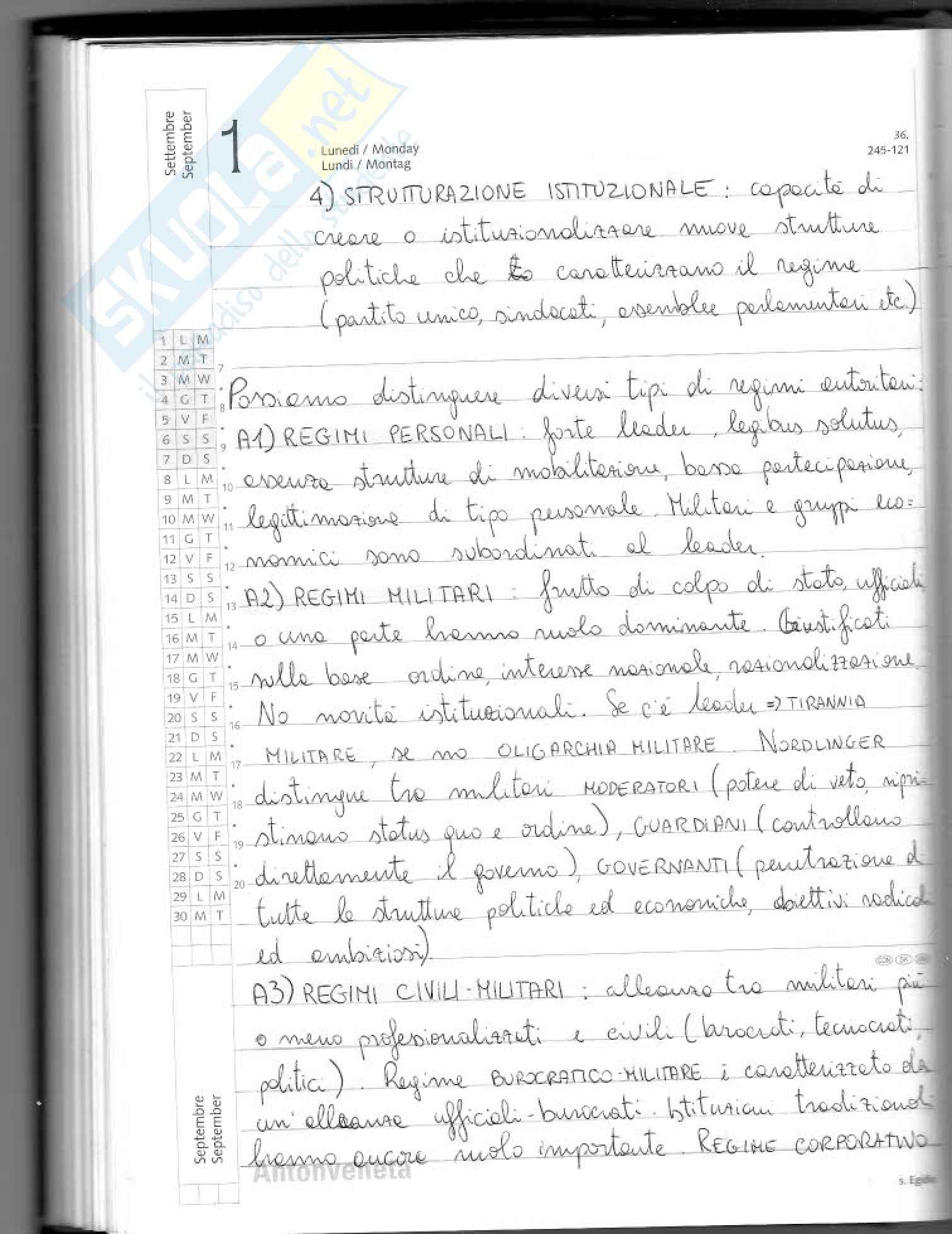 Democrazia e democratizzazioni -  dalla democrazia all'autoritarismo Pag. 6