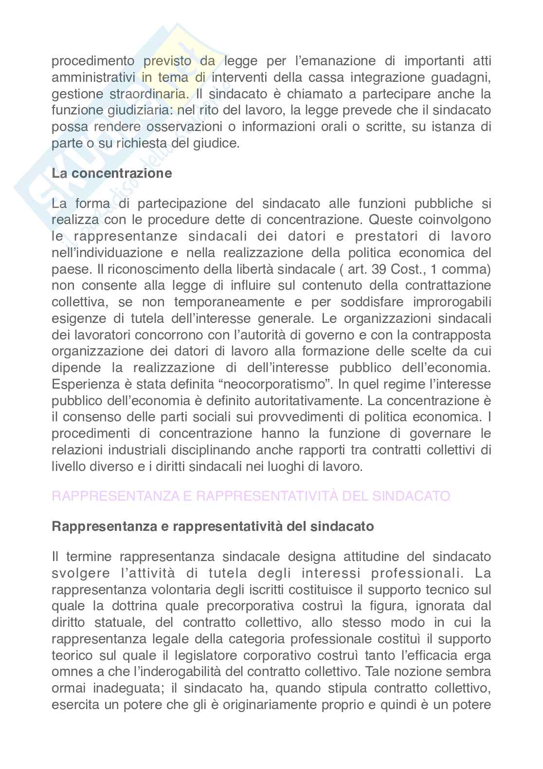 Riassunto esame Diritto del lavoro, Prof. Maio Valerio, libro consigliato Diritto del lavoro , Persiani Pag. 16