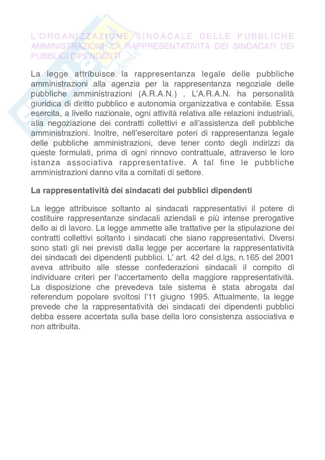Riassunto esame Diritto del lavoro, Prof. Maio Valerio, libro consigliato Diritto del lavoro , Persiani Pag. 21