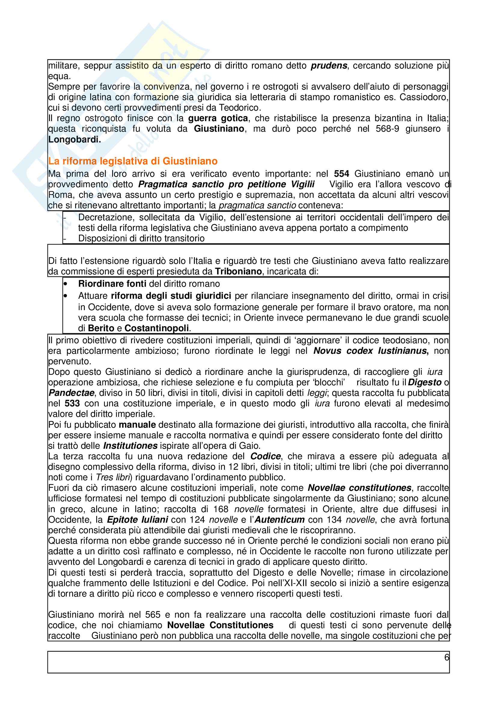 Lezioni, Storia del diritto Pag. 6