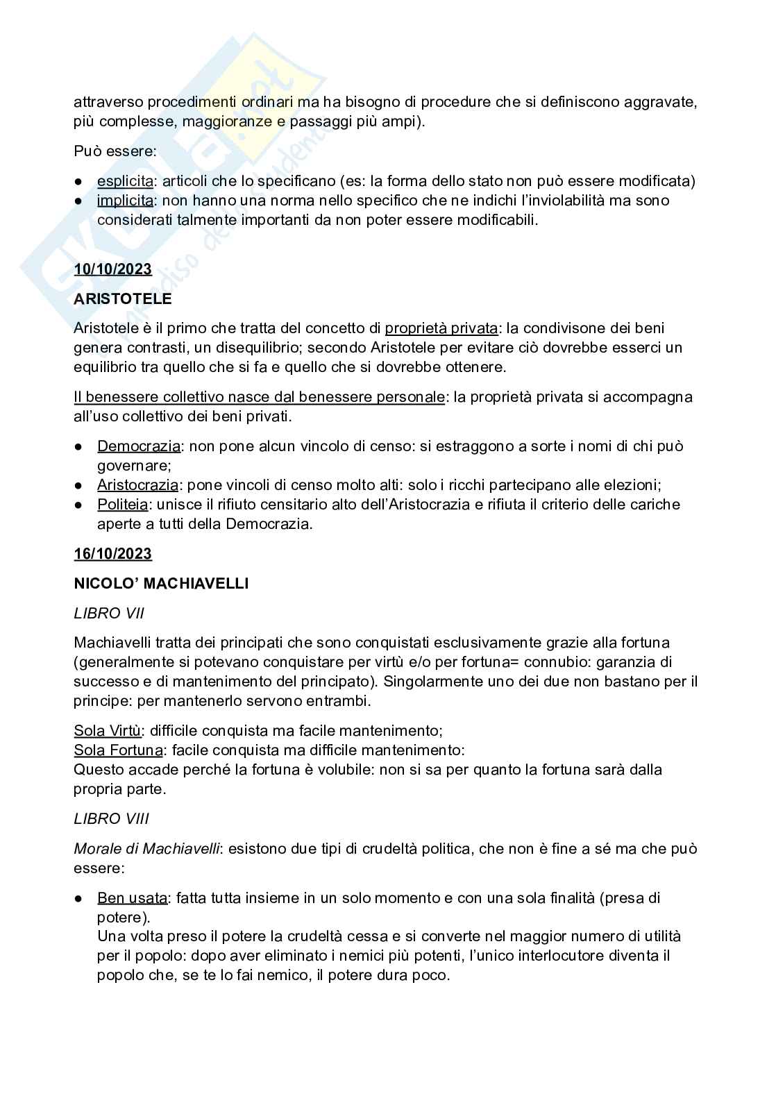 Riassunto esame Filosofia politica, Prof. Fabbrizi Valerio, libro consigliato Modelli di filosofia politica , Petrucciani  Pag. 2