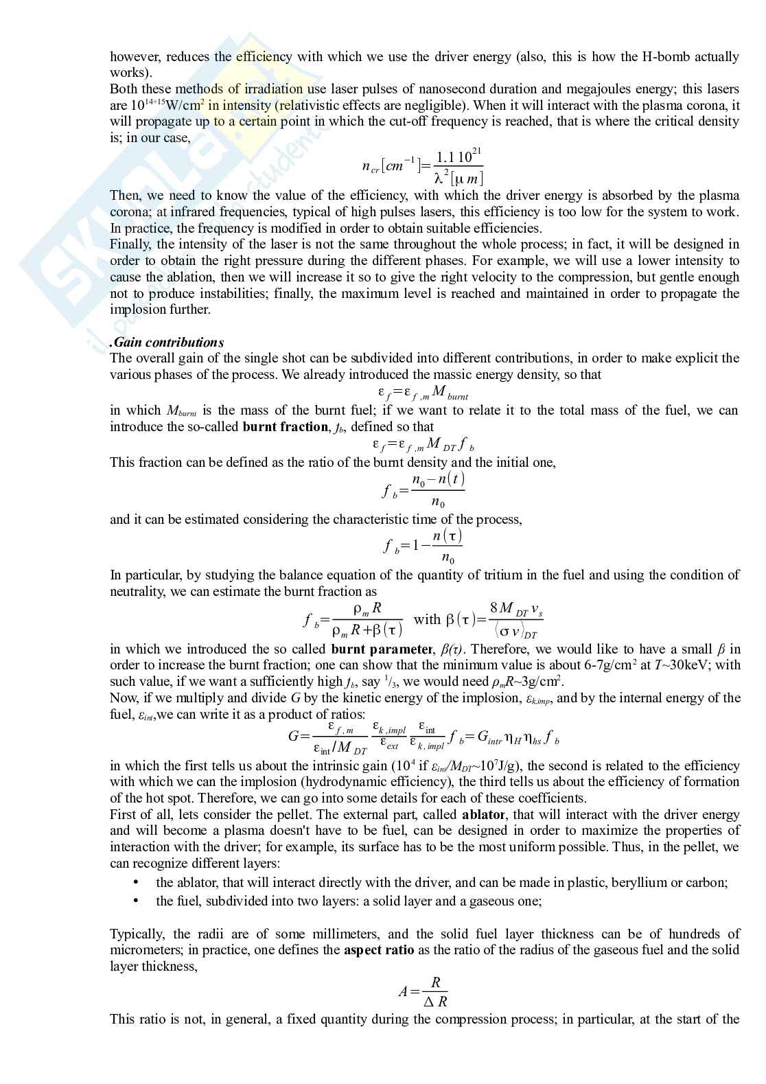 Plasma Physics II Pag. 51