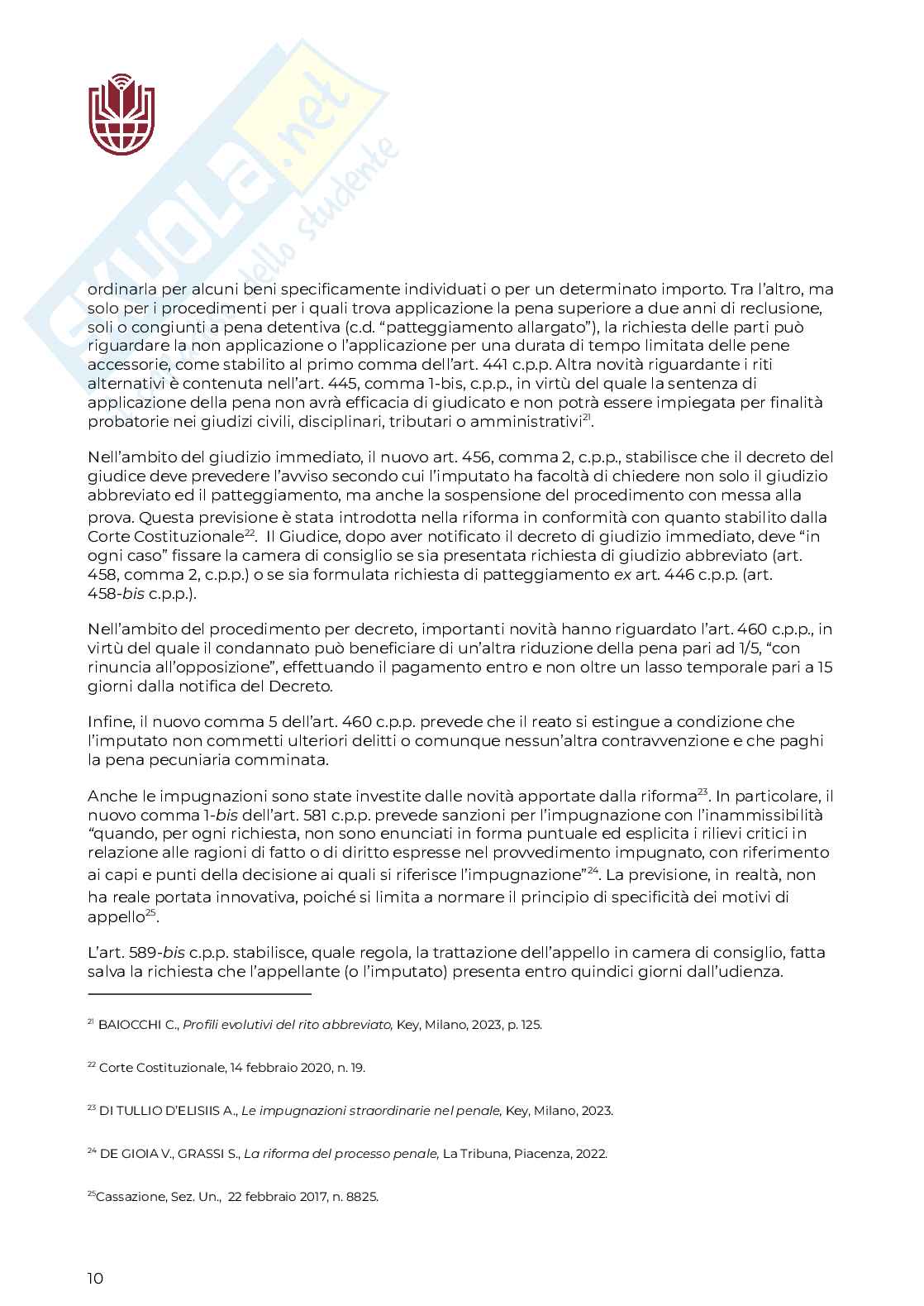 L'assetto delle indagini preliminari alla luce della Riforma Cartabia Pag. 11