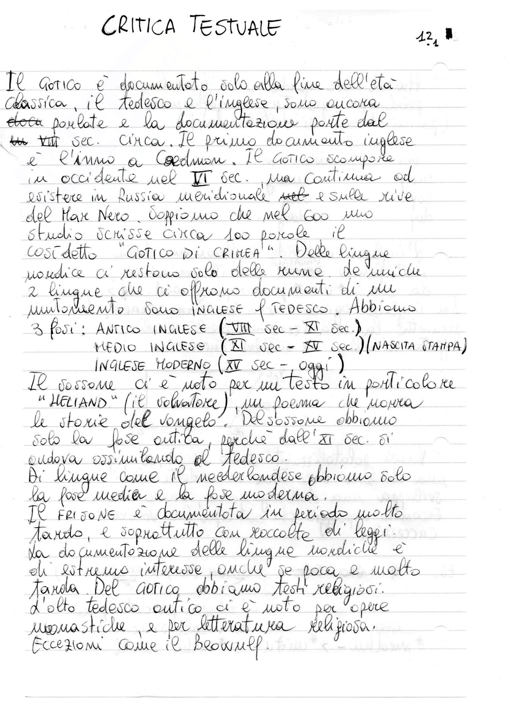 Filologia germanica - Appunti Pag. 1