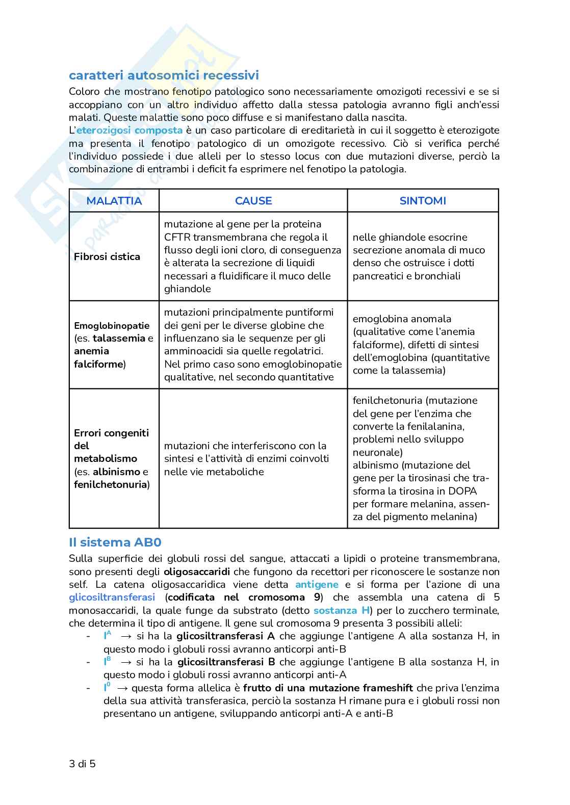 Riassunto esame Biologia, Prof. Frabetti Flavia, libro consigliato Biologia e Genetica - Manuale completo per il semestre filtro, Alessandro, Bucci, Fasano Pag. 21