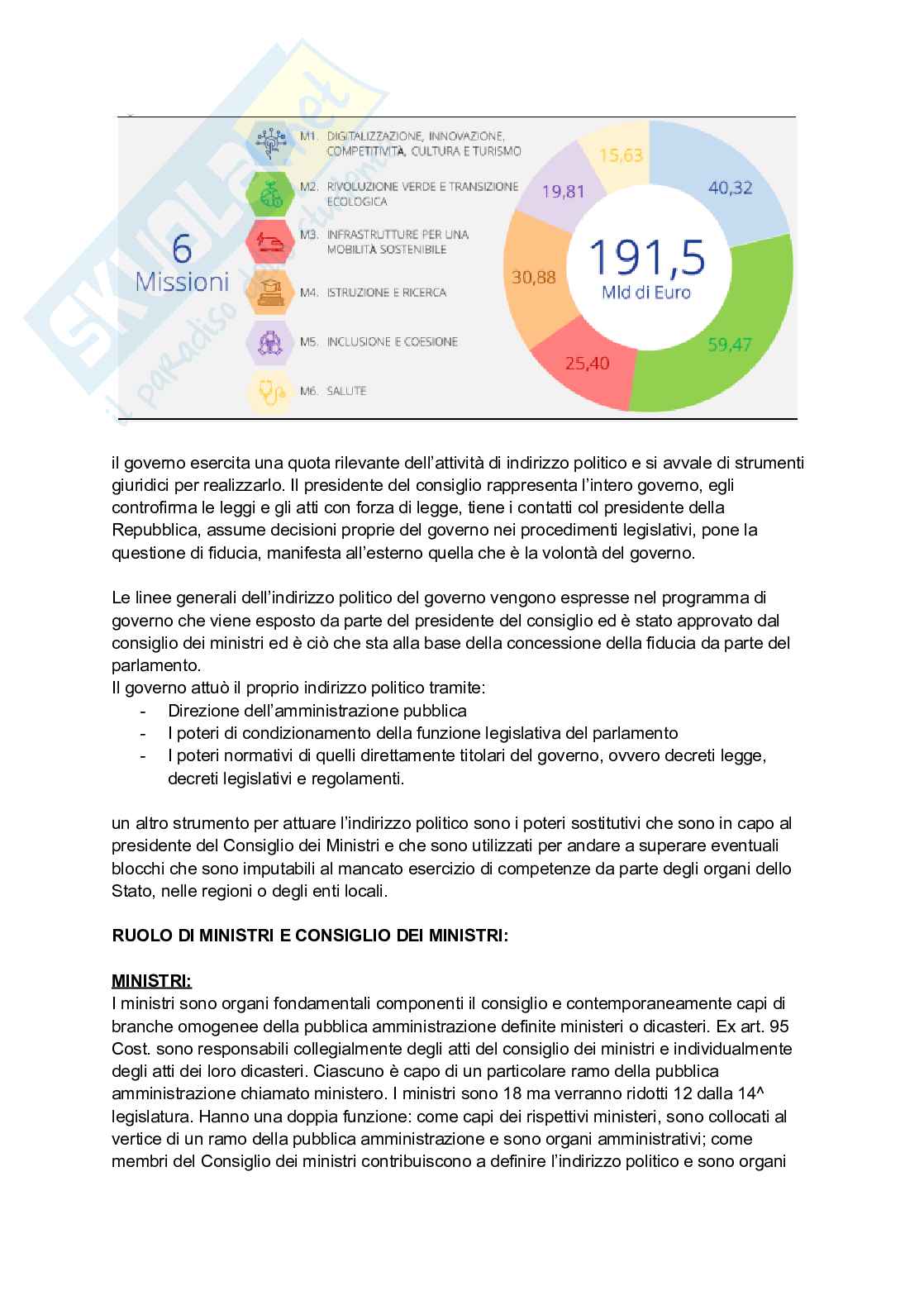 Riassunto esame Diritto Costituzionale, Prof. Cassetti Luisa, libro consigliato Diritto costituzionale, Bin, Pitruzzella Pag. 6