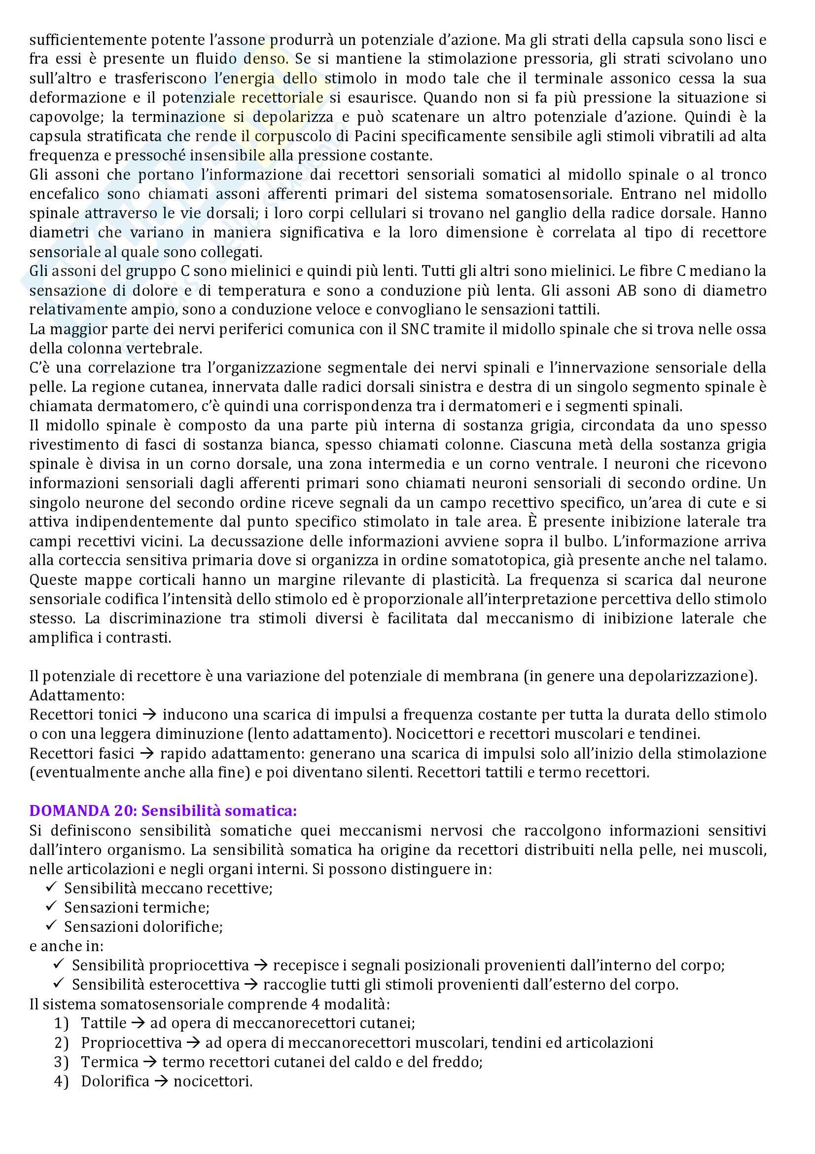 Seconda parte domande, Fisiologia Pag. 2
