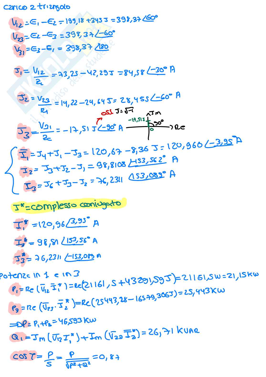 Prova d’esame di Elettrotecnica  Pag. 6