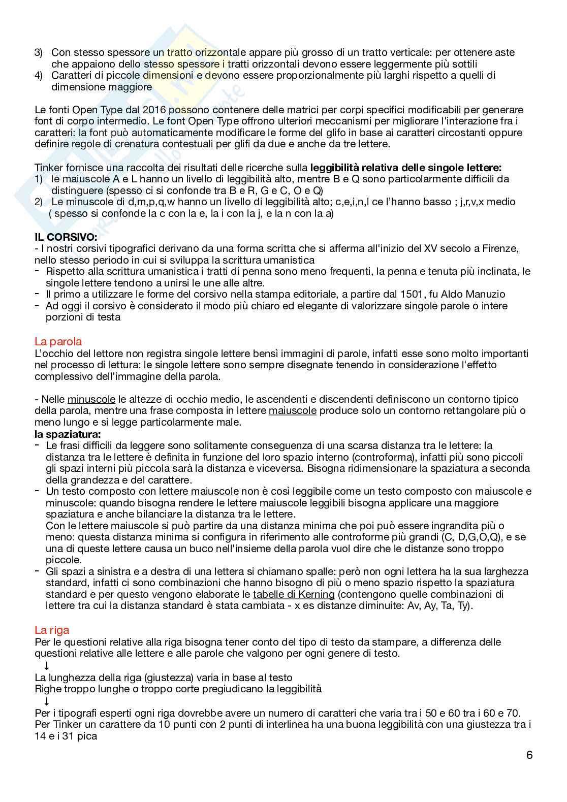 Appunti per l'esame di Type design e lettering  Pag. 6