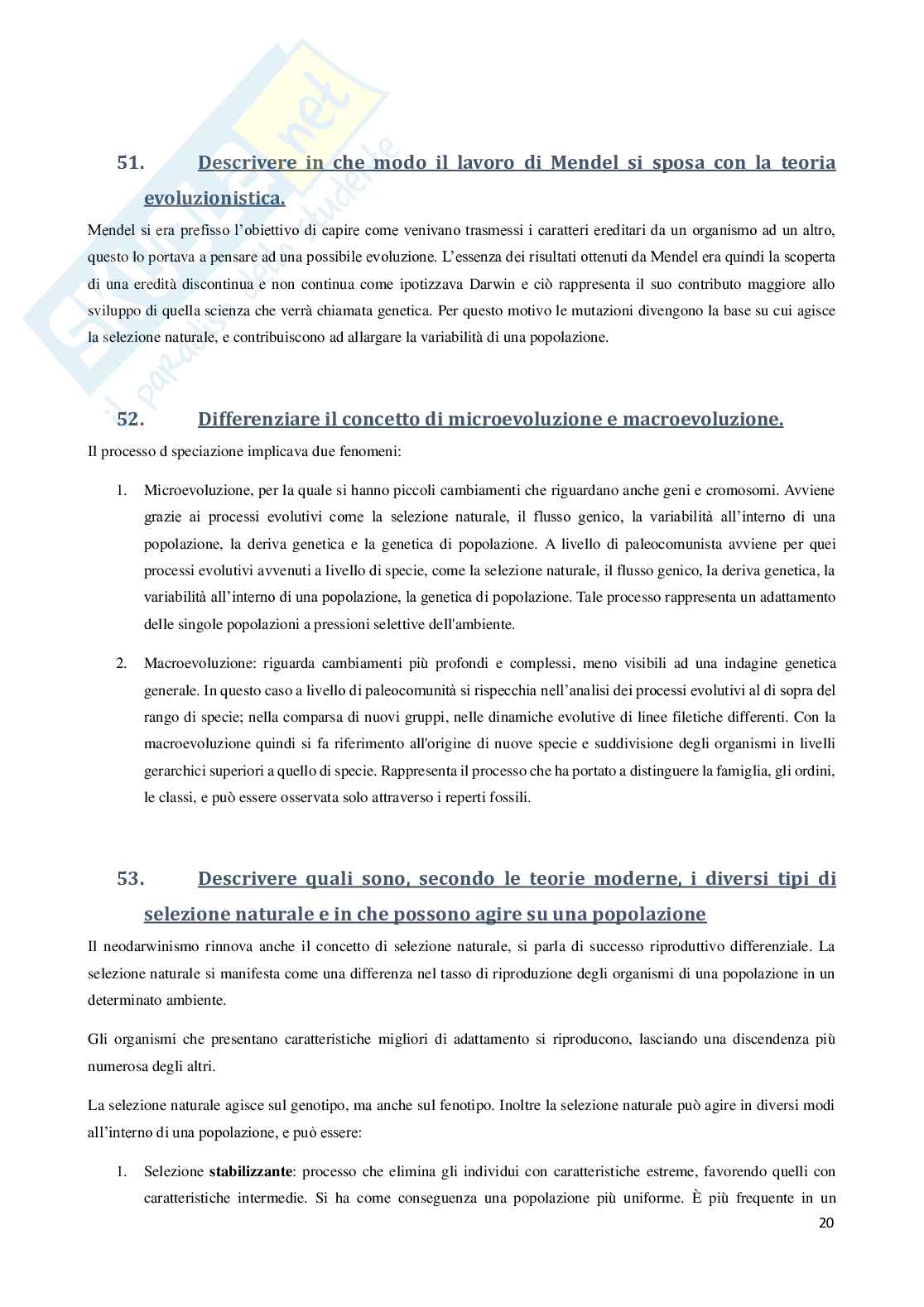 Paniere Antropologia - Risposte aperte - aggiornato (2026) Pag. 21