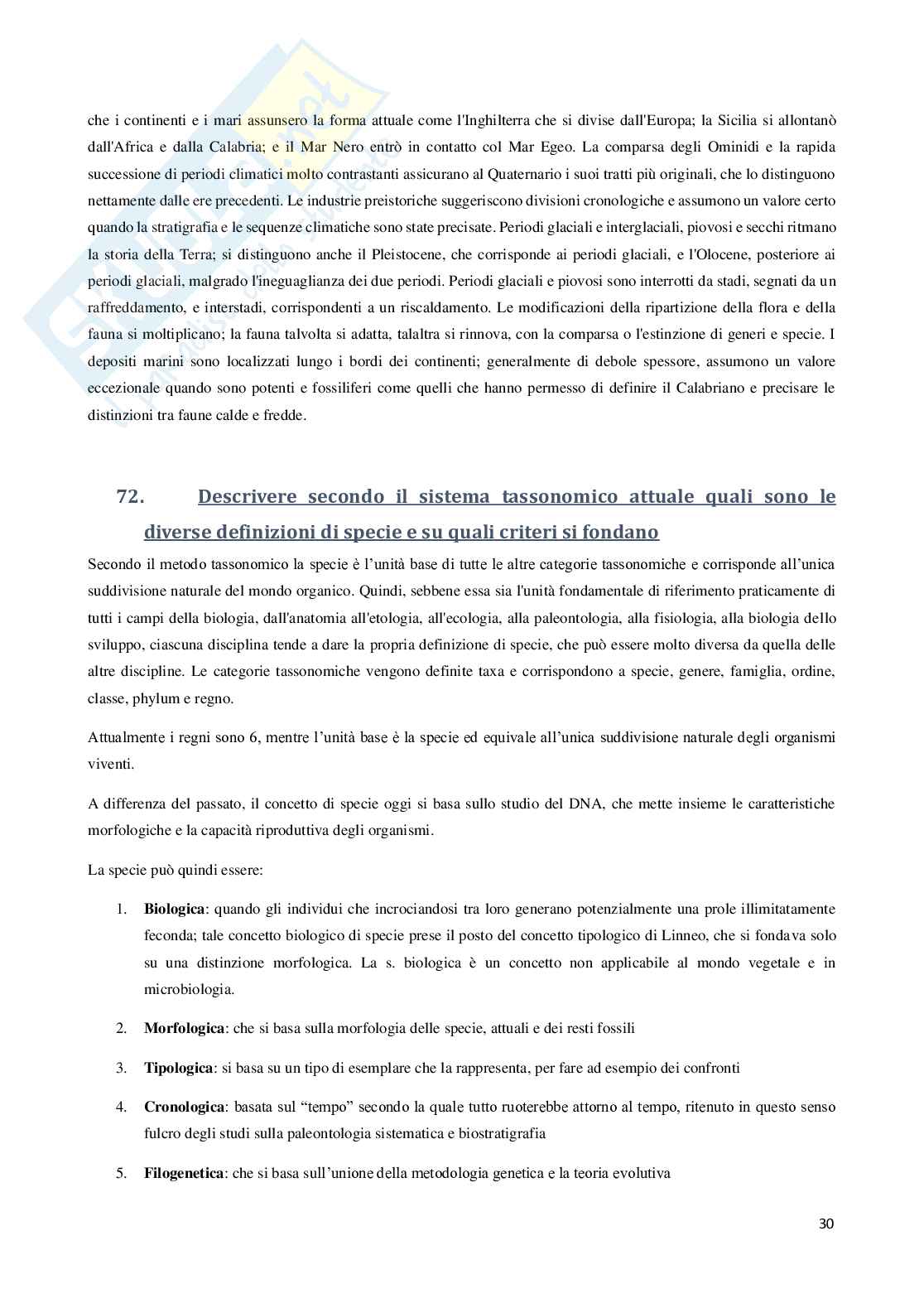 Paniere Antropologia - Risposte aperte - aggiornato (2026) Pag. 31