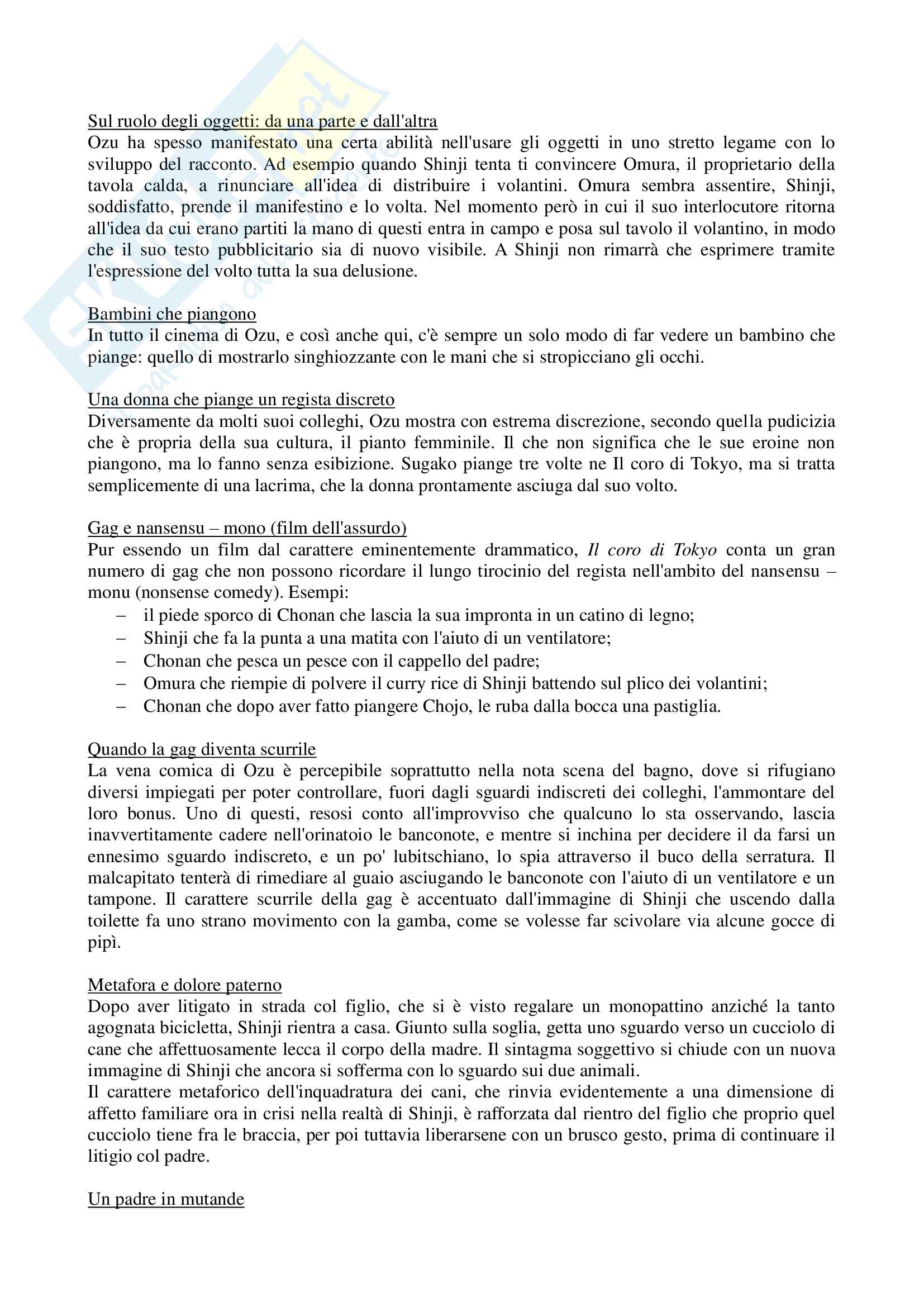 Appunti storia del cinema giapponese Pag. 11