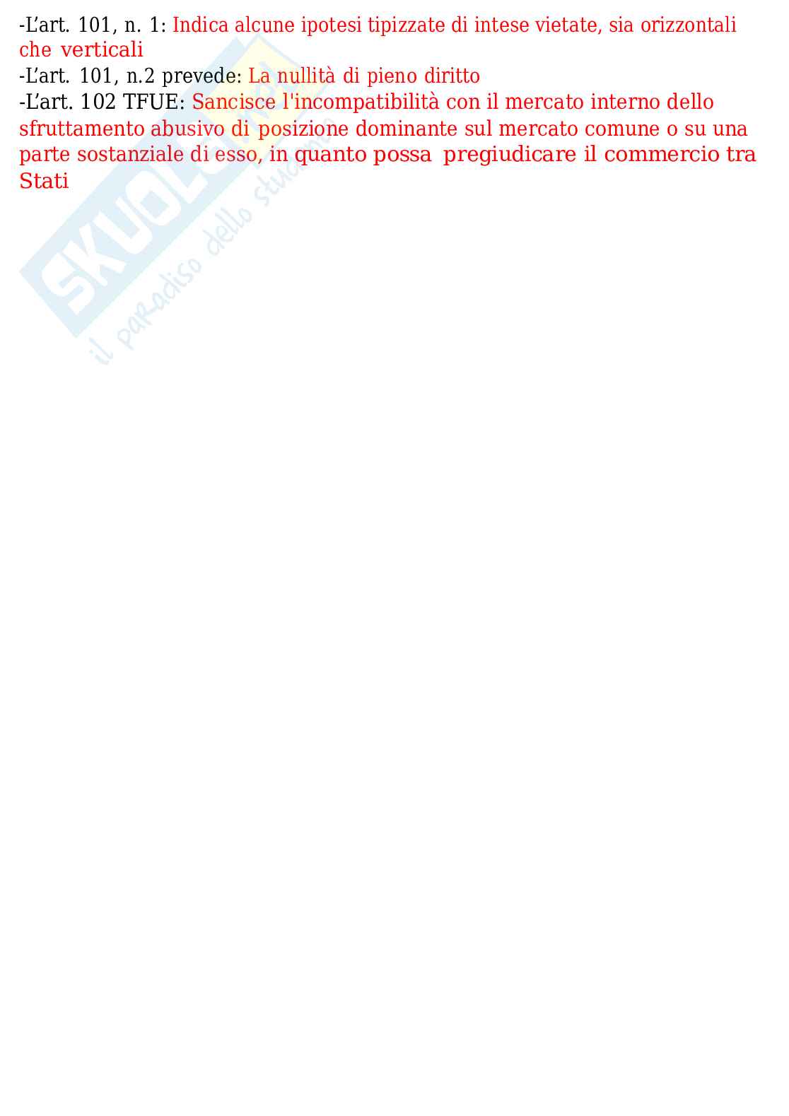 Domande e risposte Diritto comunitario (Ultima versione) Pag. 41