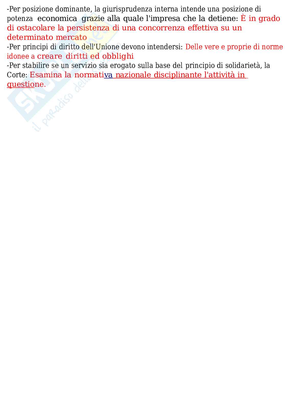 Domande e risposte Diritto comunitario (Ultima versione) Pag. 51