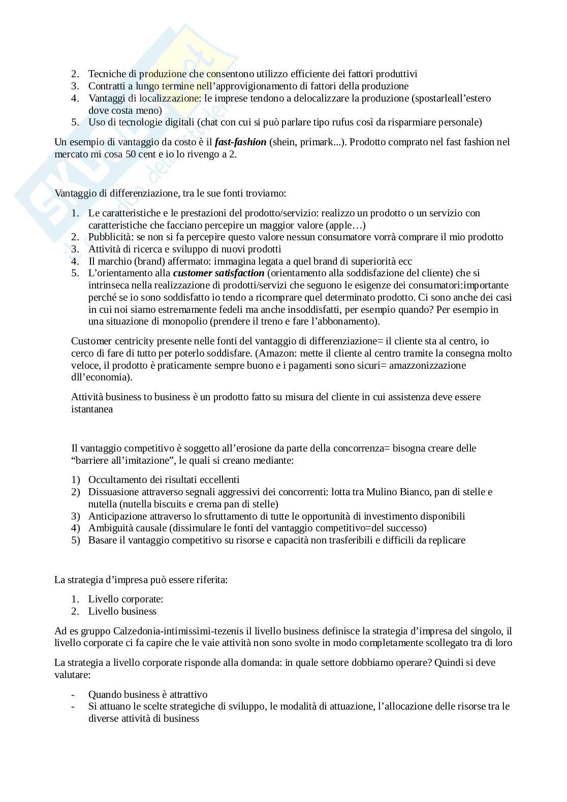 Appunti Economia e gestione delle imprese  Pag. 6
