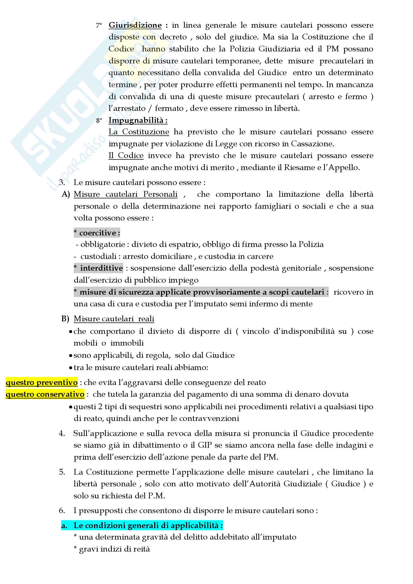 appunti - domande procedura penale bicocca Pag. 11