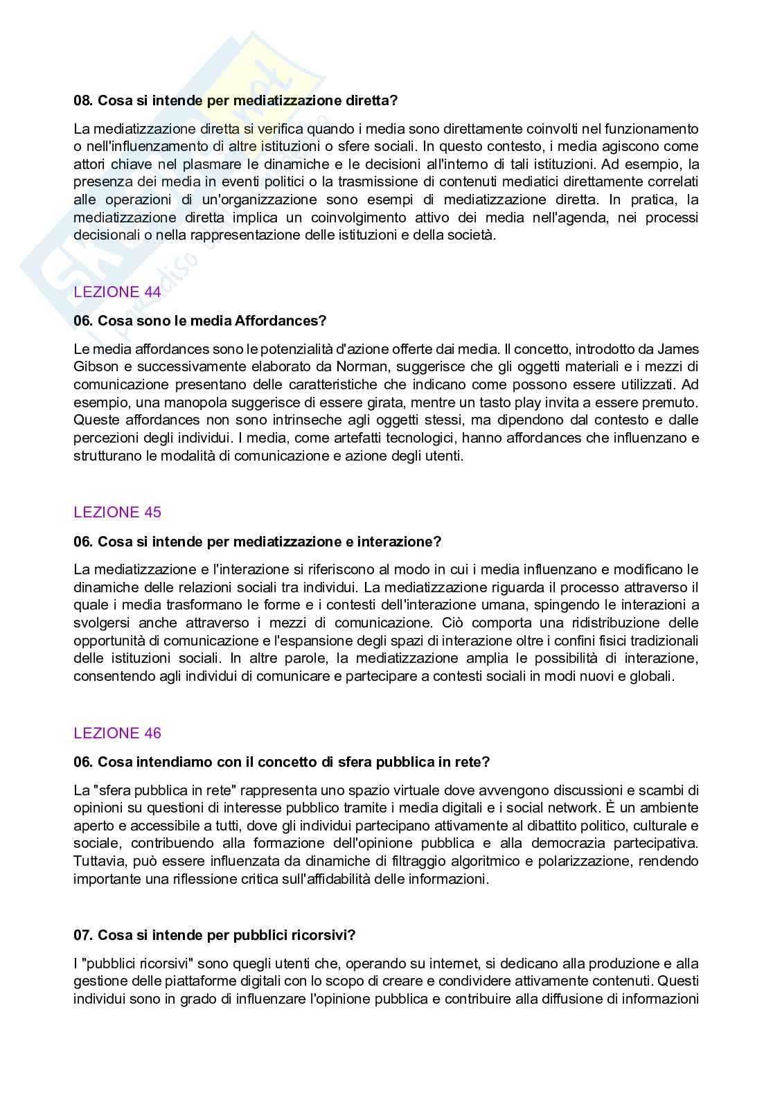 Paniere Comunicazione 2.0 - Risposte aperte - aggiornato (2025) Pag. 26