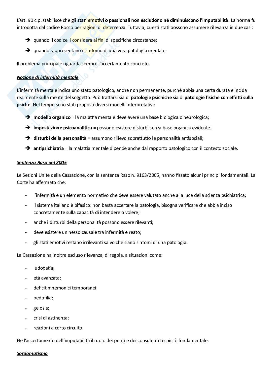 Riassunto esame Diritto penale I, Prof. Pelissero Marco, libro consigliato Manuale di diritto penale , Pelissero Pag. 61