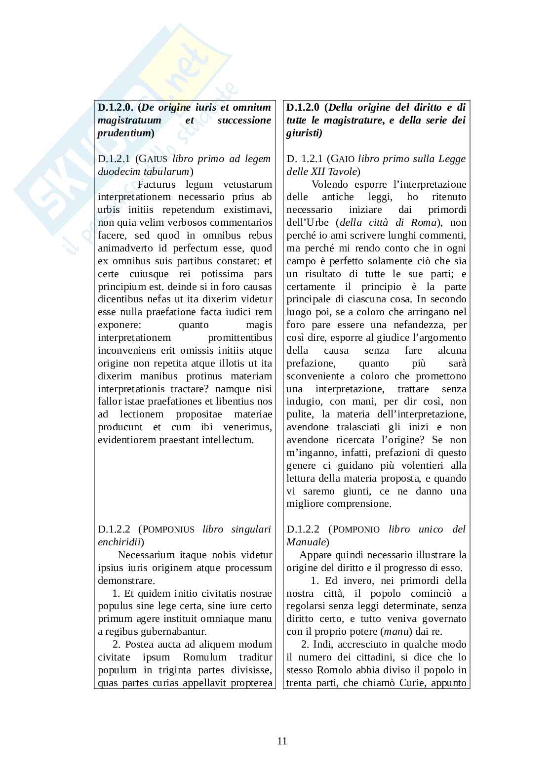 Relazione prima parte corso di Diritto civile Pag. 11