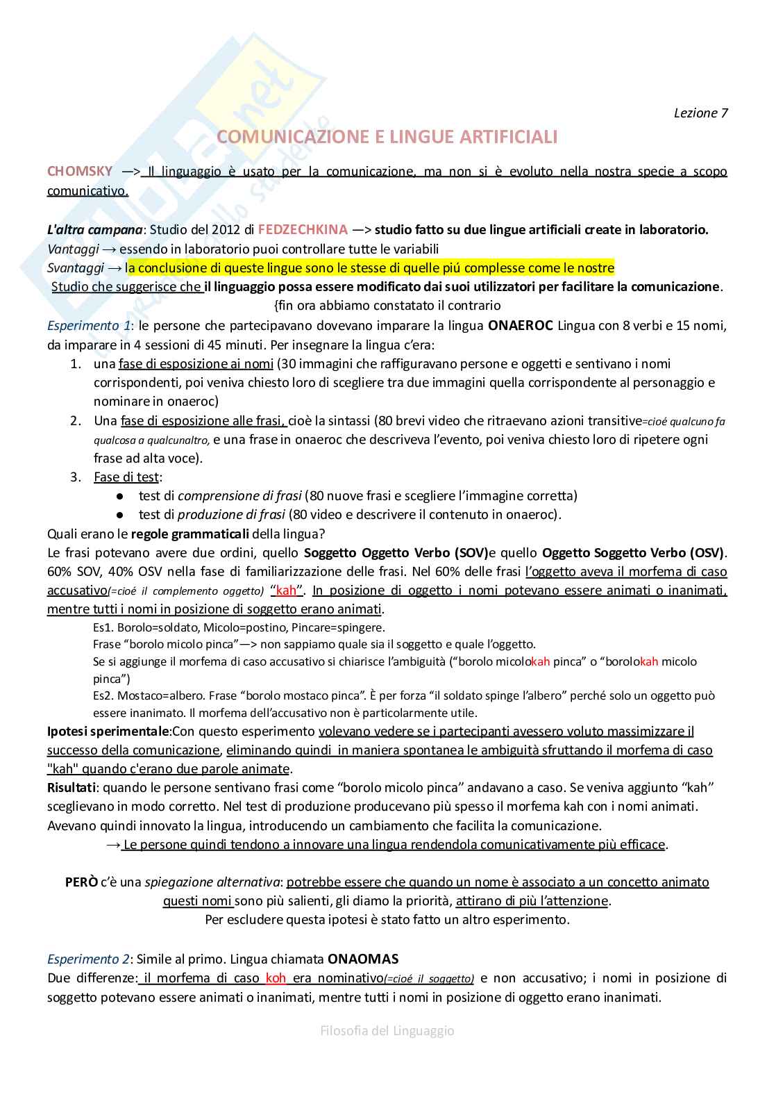 Filosofia del linguaggio - Appunti completi Pag. 11