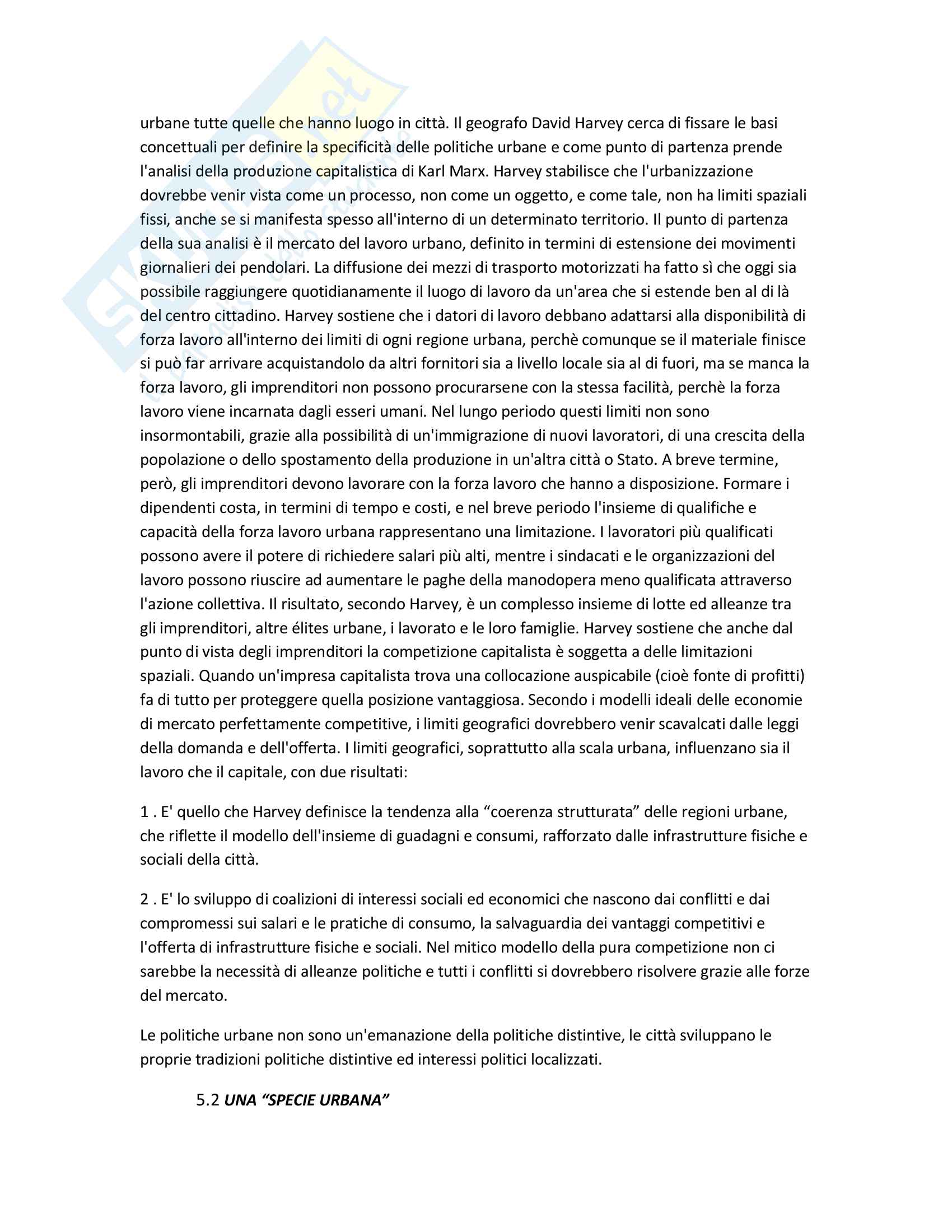 Riassunto esame geografia, prof. Tabusi, libro consigliato Geografia politica Pag. 36