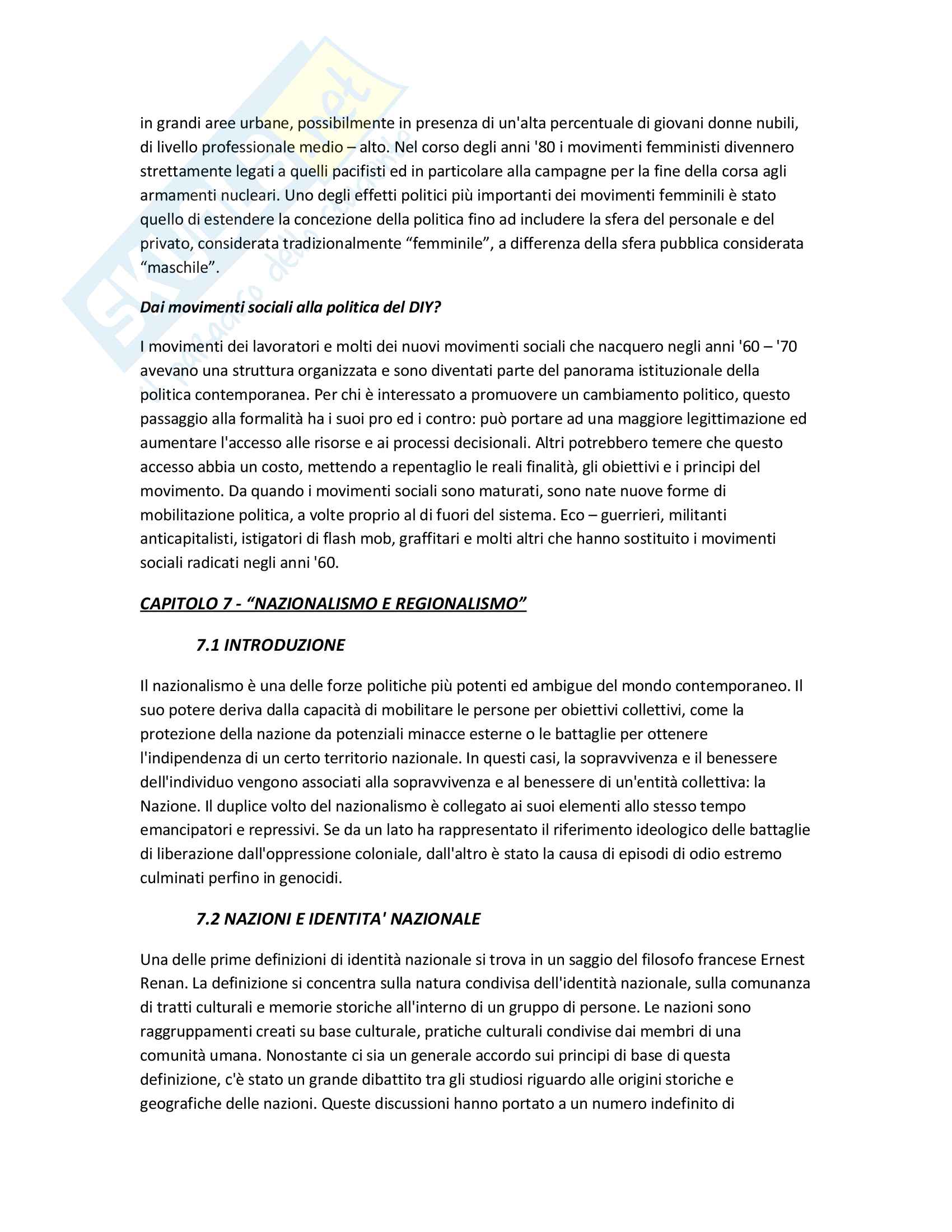 Riassunto esame geografia, prof. Tabusi, libro consigliato Geografia politica Pag. 46