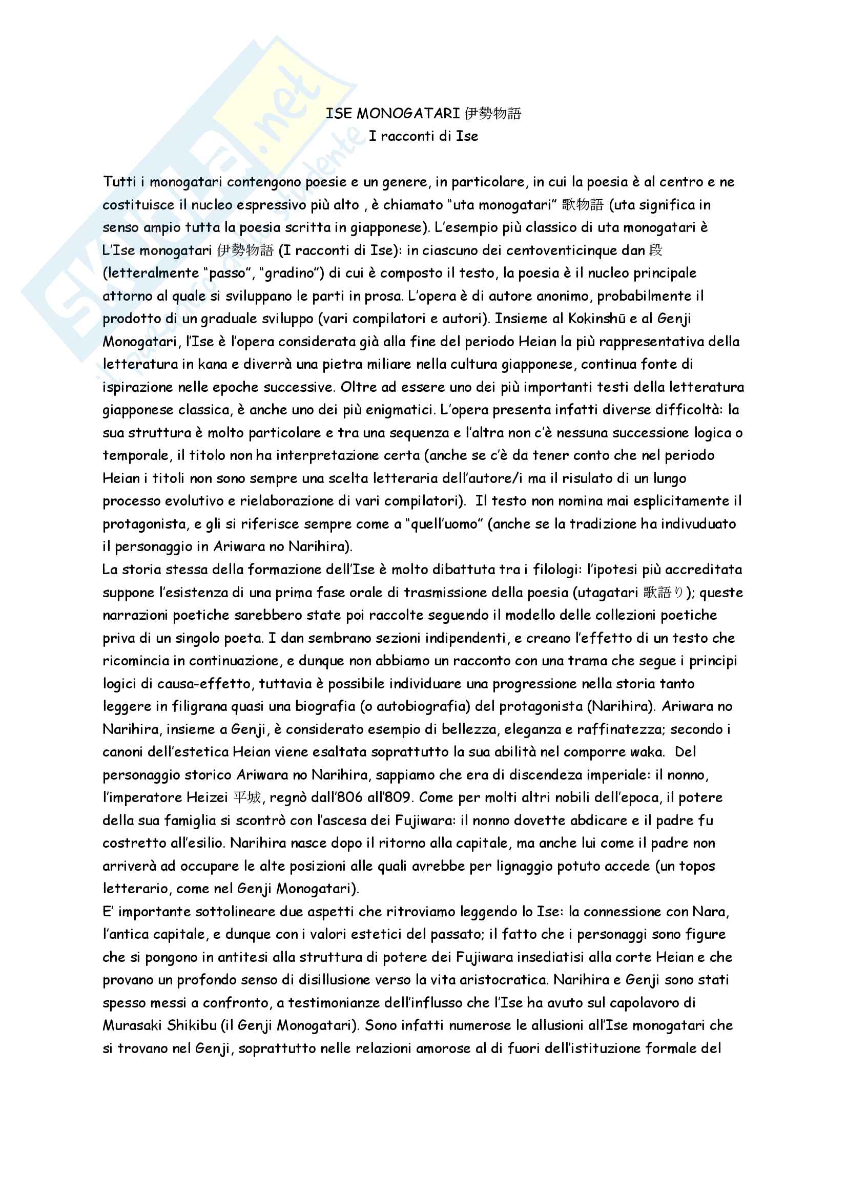 Letteratura Giapponese I Pag. 11