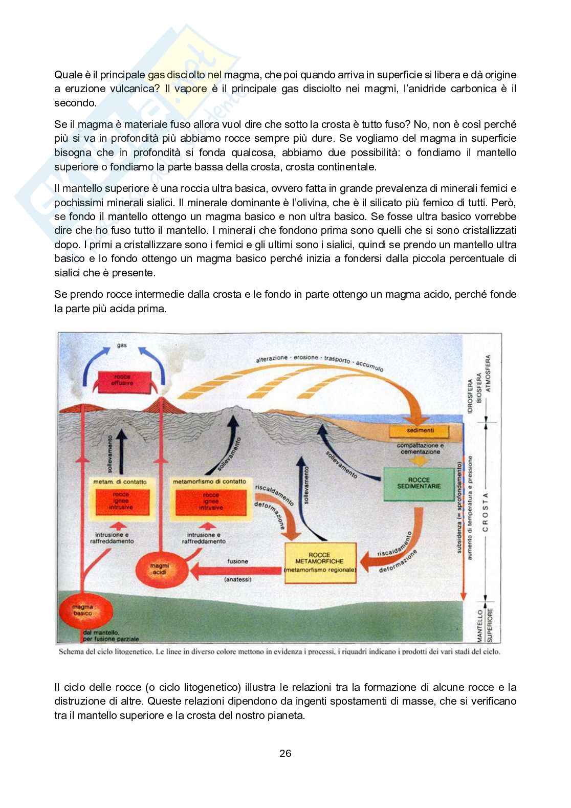 Appunti Geologia - modulo rocce Pag. 26