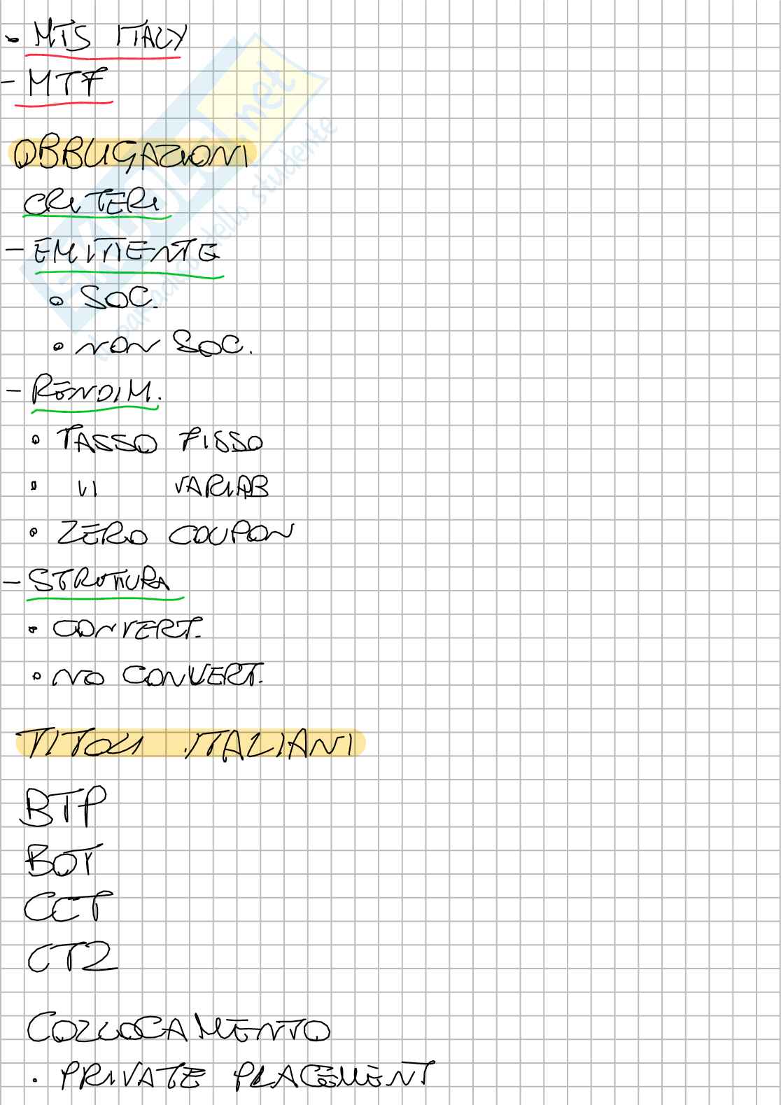 Schemi Economia degli intermediari finanziari Pag. 16
