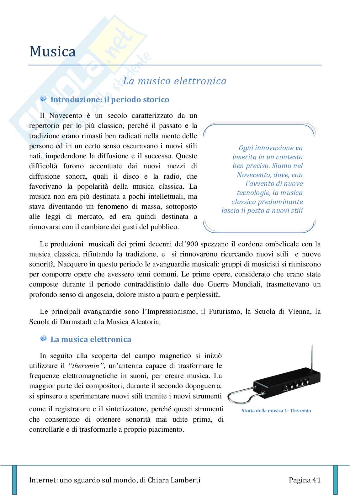 Internet: uno sguardo sul mondo Pag. 41