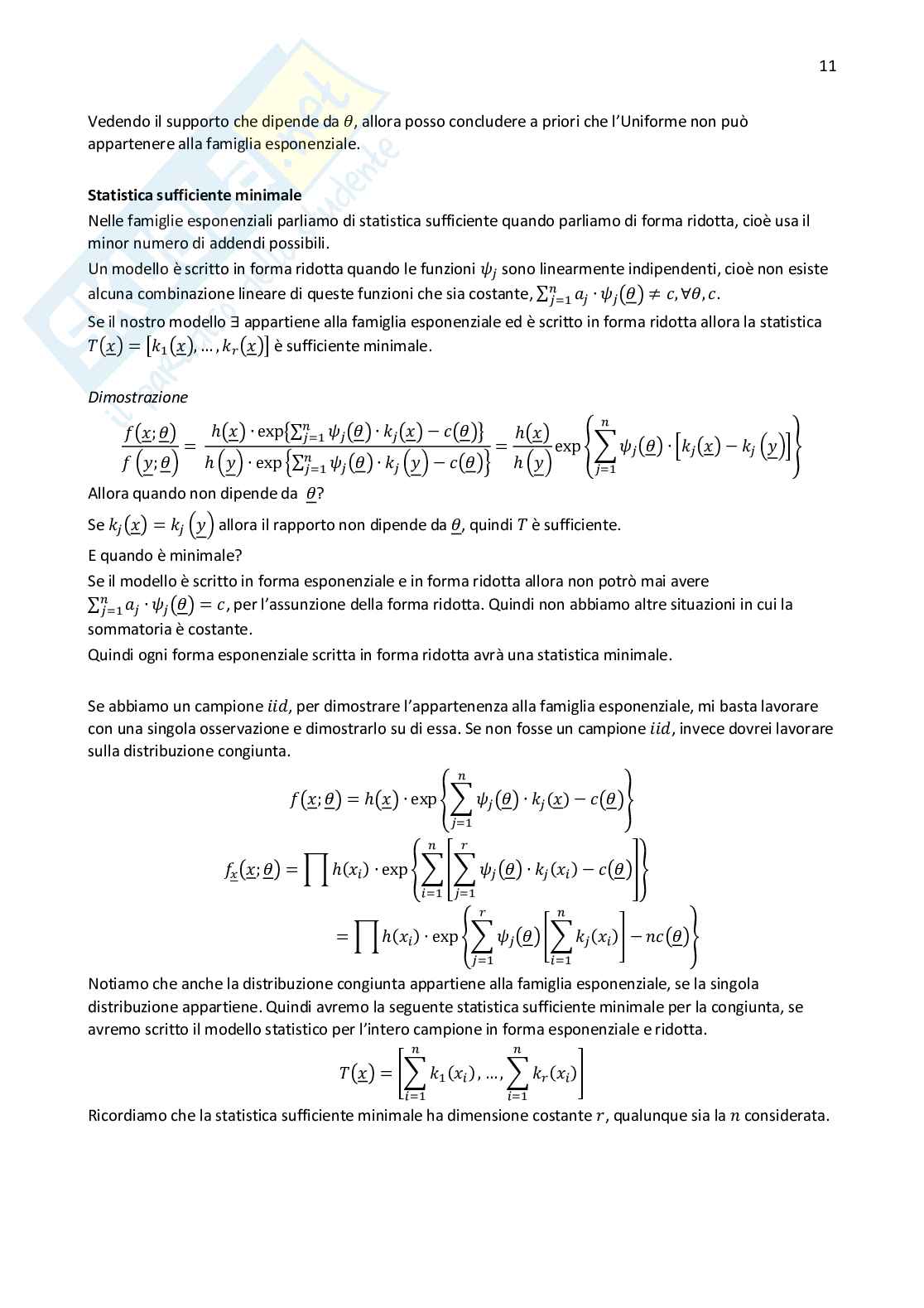 Appunti Teoria dell'inferenza Pag. 11