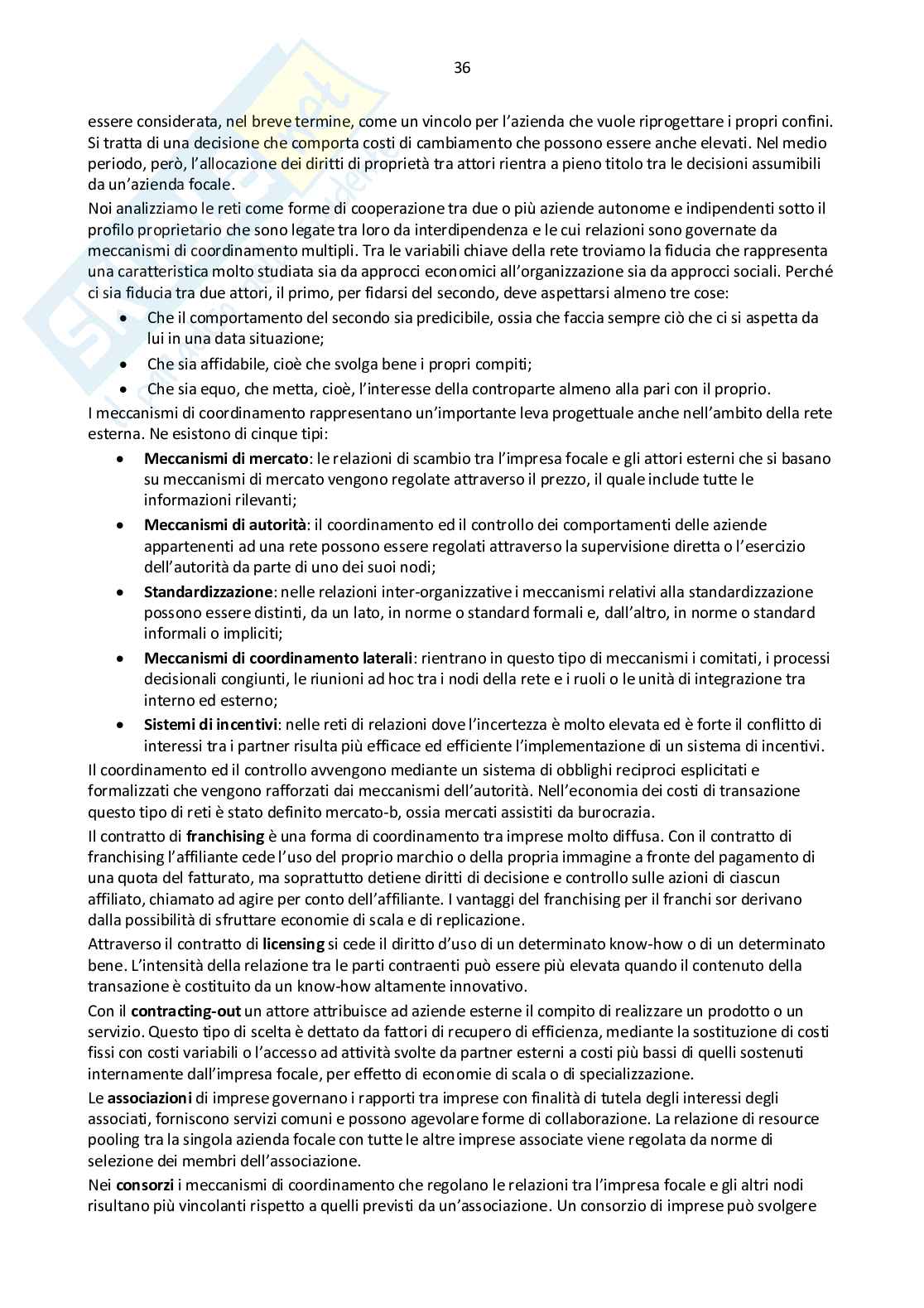 Appunti Organizzazione aziendale Pag. 36