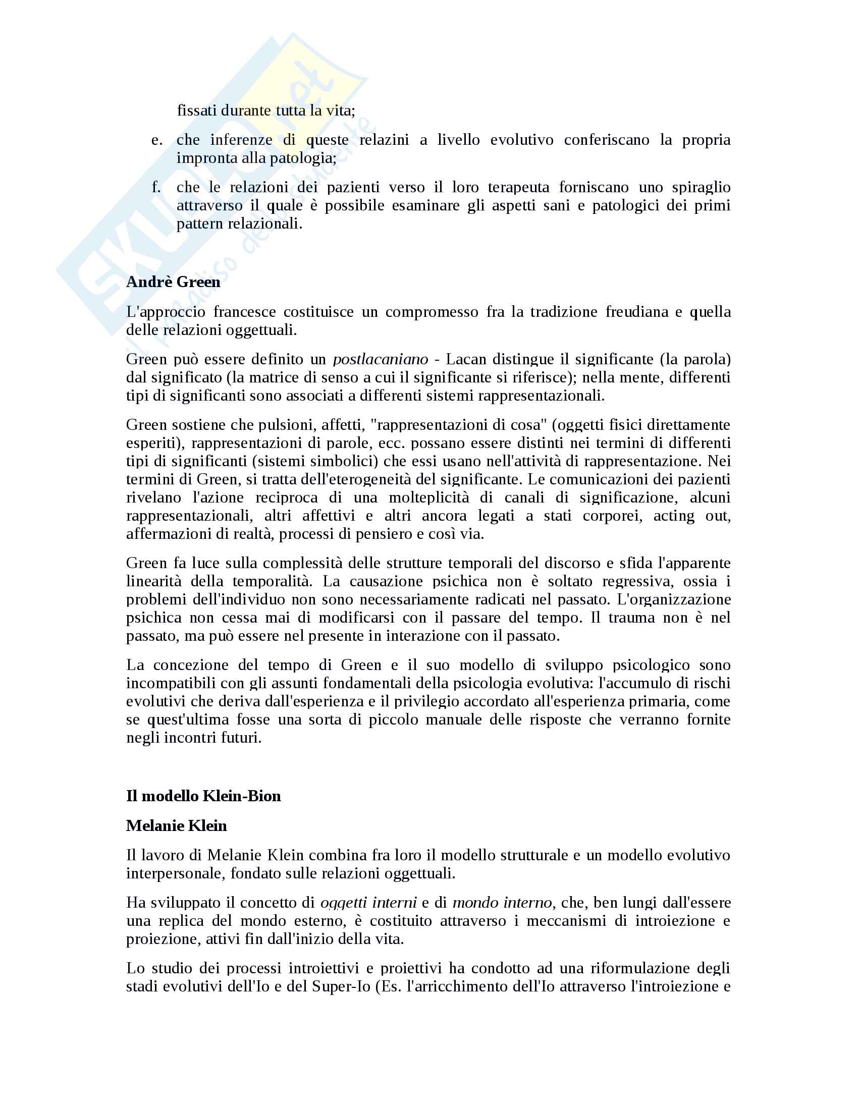Riassunto esame Psicodinamica dello sviluppo e delle relazioni familiari, Docente Perrella, Libro consigliato "Psicopatologia evolutiva", Autori Fonagy P. , Target M. Pag. 11