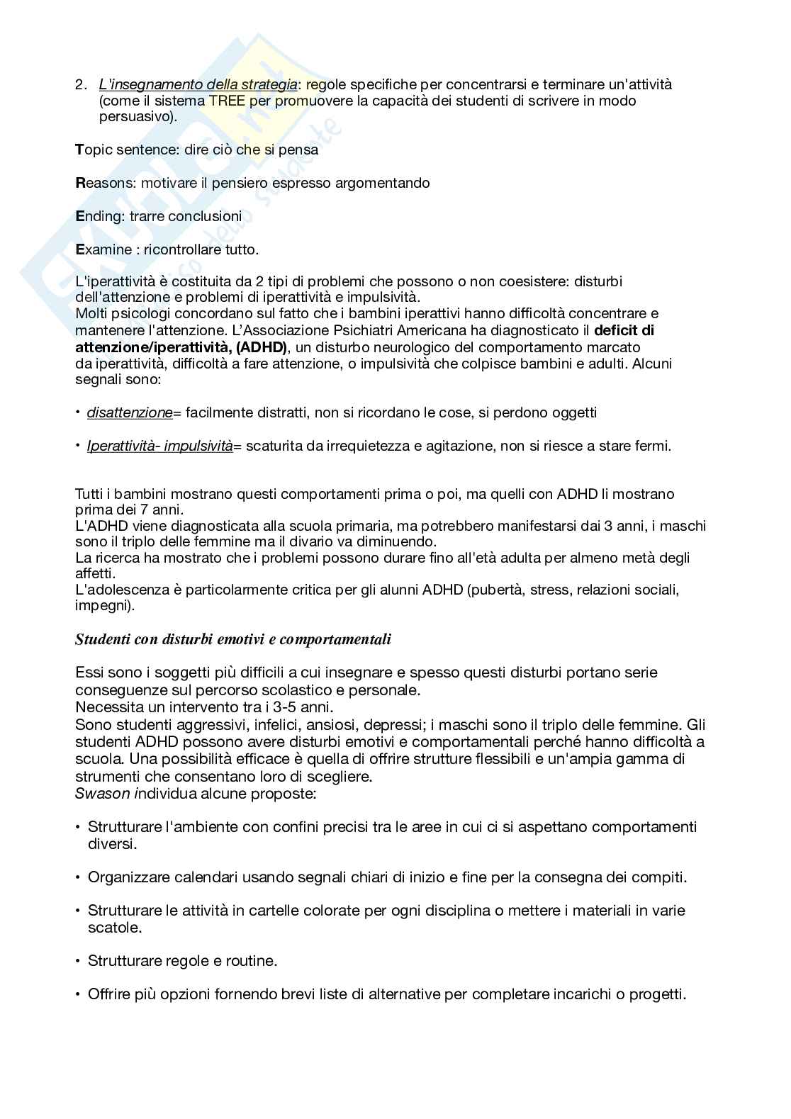 Esame Psicologia dell’educazione  Pag. 16