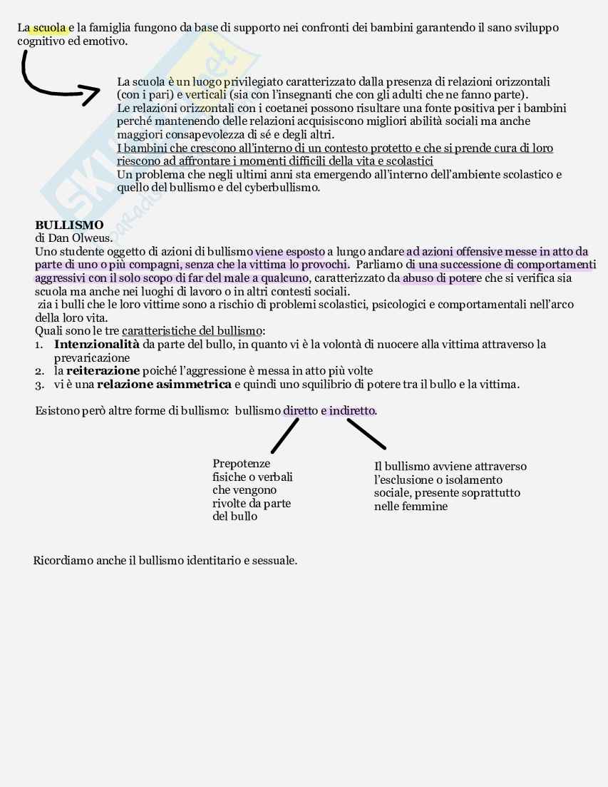 Esame Psicologia dell’educazione  Pag. 56