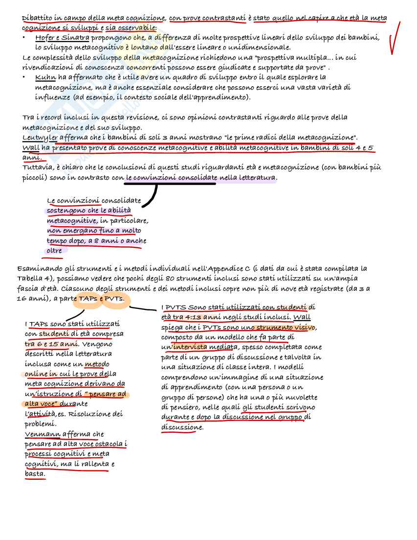 Esame Psicologia dell’educazione  Pag. 66