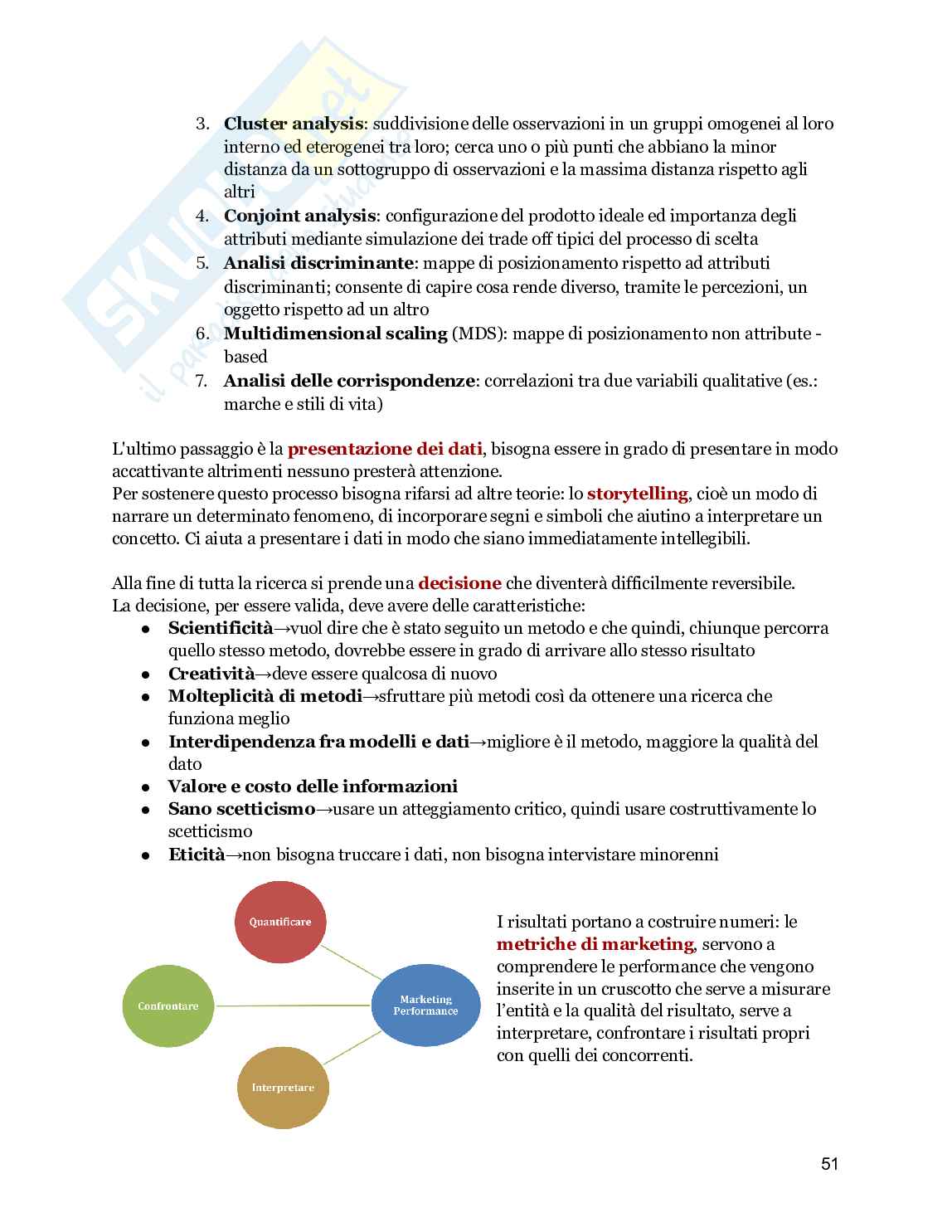 Riassunto esame Marketing, Prof. Ricotta Francesco, libro consigliato Marketing Management, Kotler Pag. 51