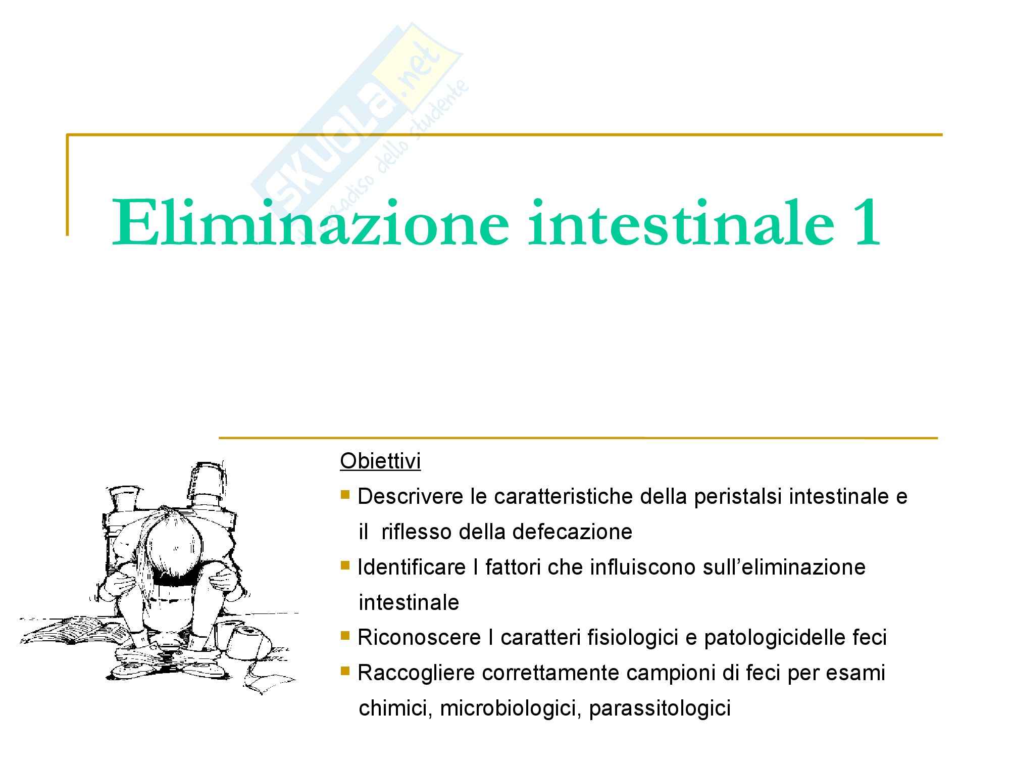 Concetti d'eliminazione intestinale Pag. 1