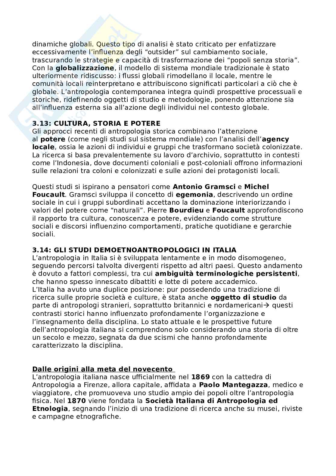 Riassunto esame Antropologia culturale, Prof. Parbuono Daniele, libro consigliato Antropologia culturale, Kottak Pag. 31