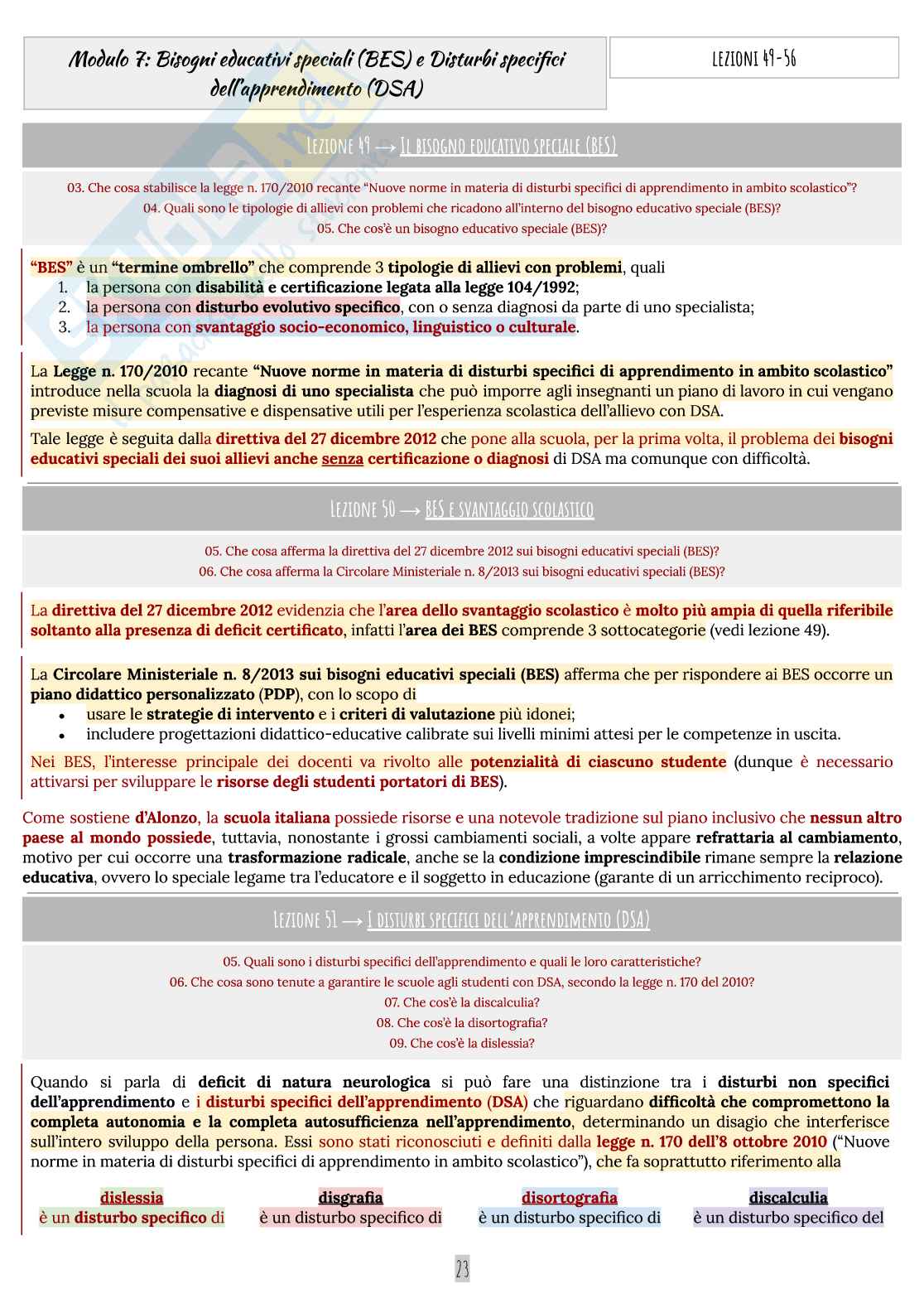 Didattica e pedagogia speciale - parte 2 di 2 Pag. 1