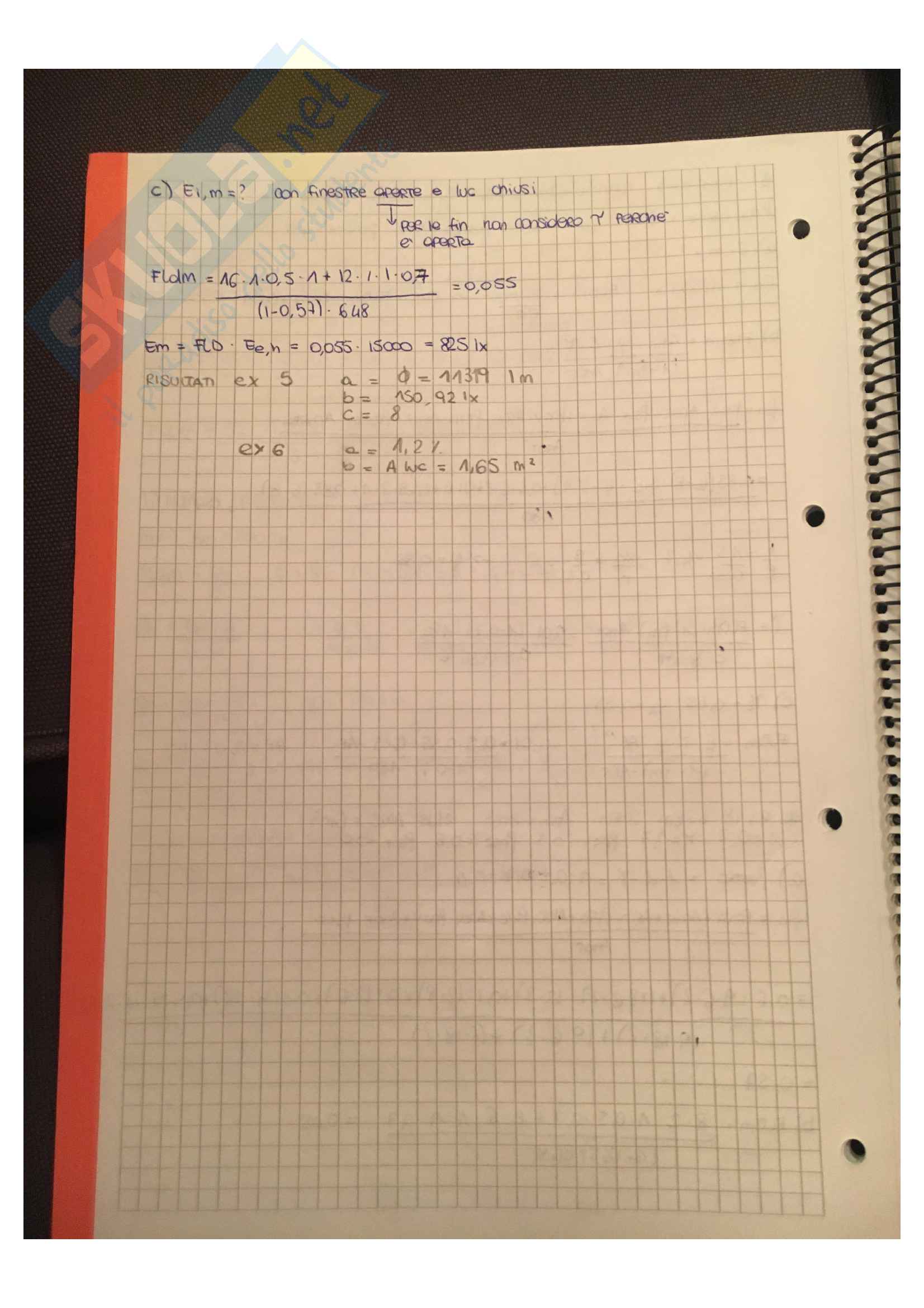 Fisica tecnica - Esercizi illuminotecnica Pag. 21