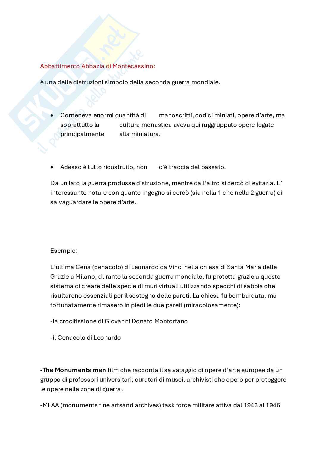 Continuo lezione del 1-10 di Metodologia della ricerca storico-artistica Pag. 1