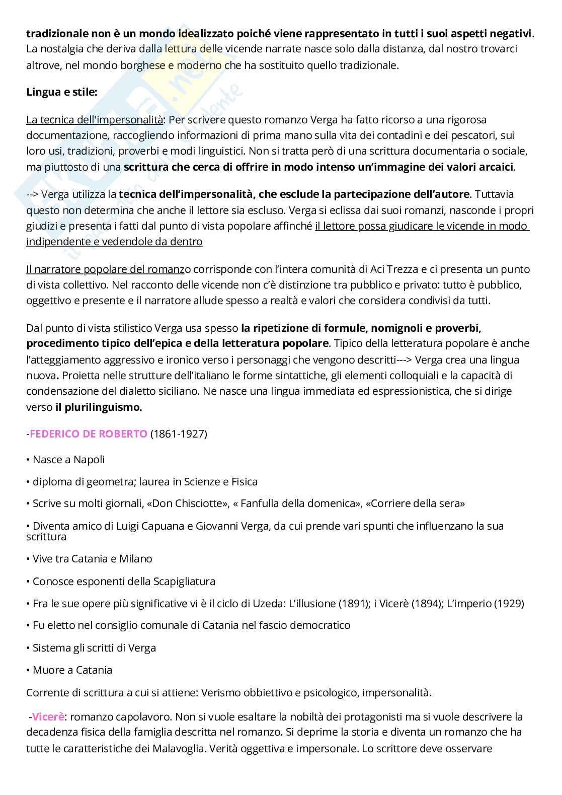 Appunti corso Forme dell'espressione letteraria, primo semestre Pag. 21