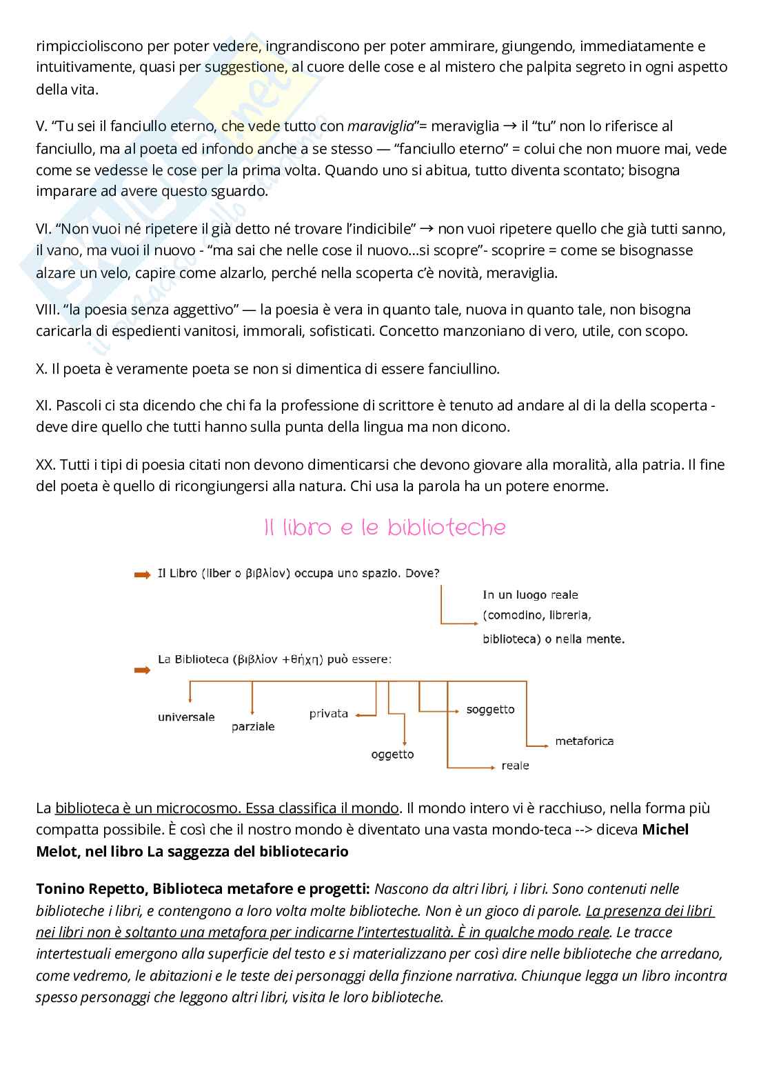 Appunti corso Forme dell'espressione letteraria, primo semestre Pag. 6