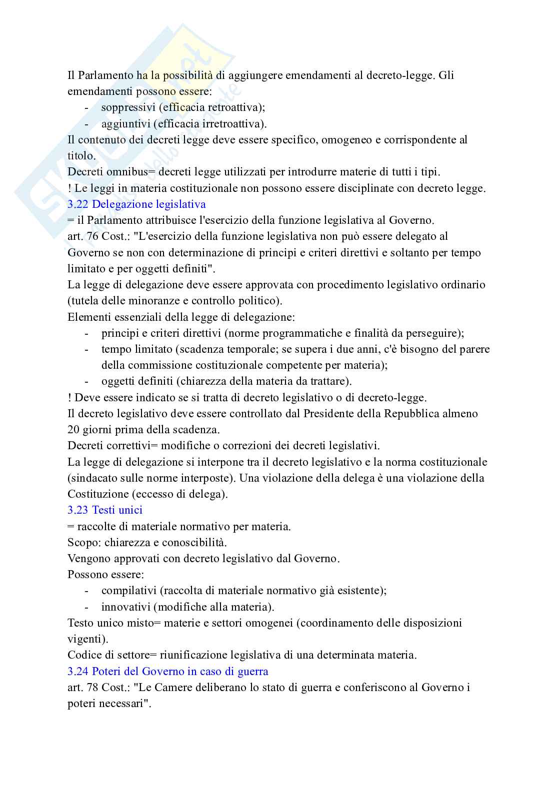Riassunto esame Istituzioni di diritto pubblico, Prof. Spagnoli Federica, libro consigliato Diritto costituzionale, Pisaneschi Pag. 16