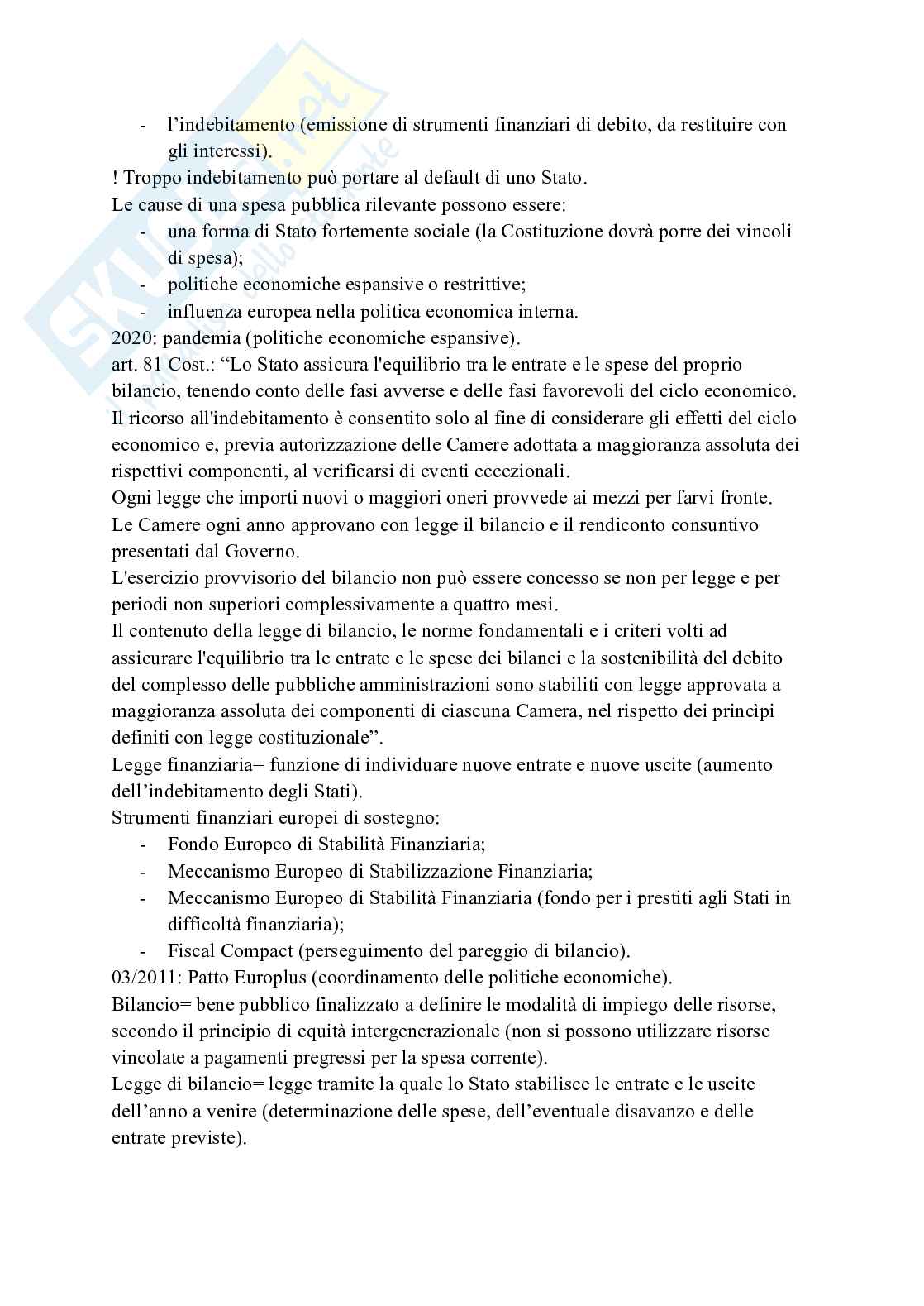 Riassunto esame Istituzioni di diritto pubblico, Prof. Spagnoli Federica, libro consigliato Diritto costituzionale, Pisaneschi Pag. 21