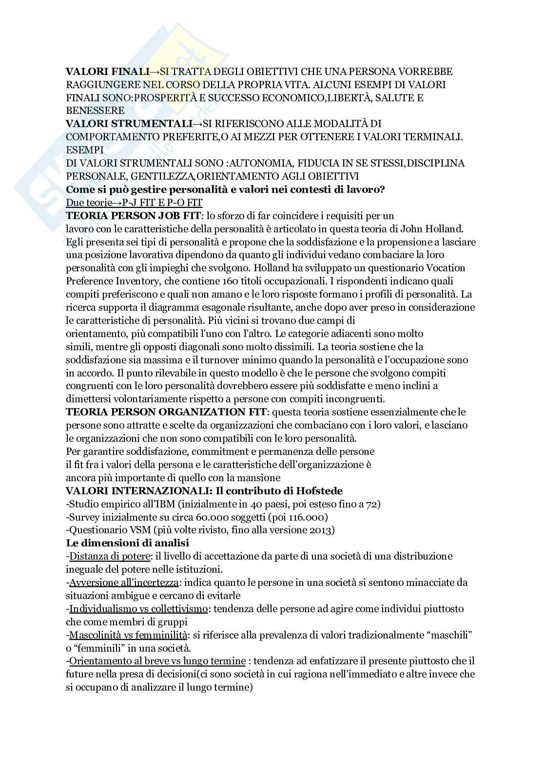 Appunti di Organizzazione aziendale  Pag. 16