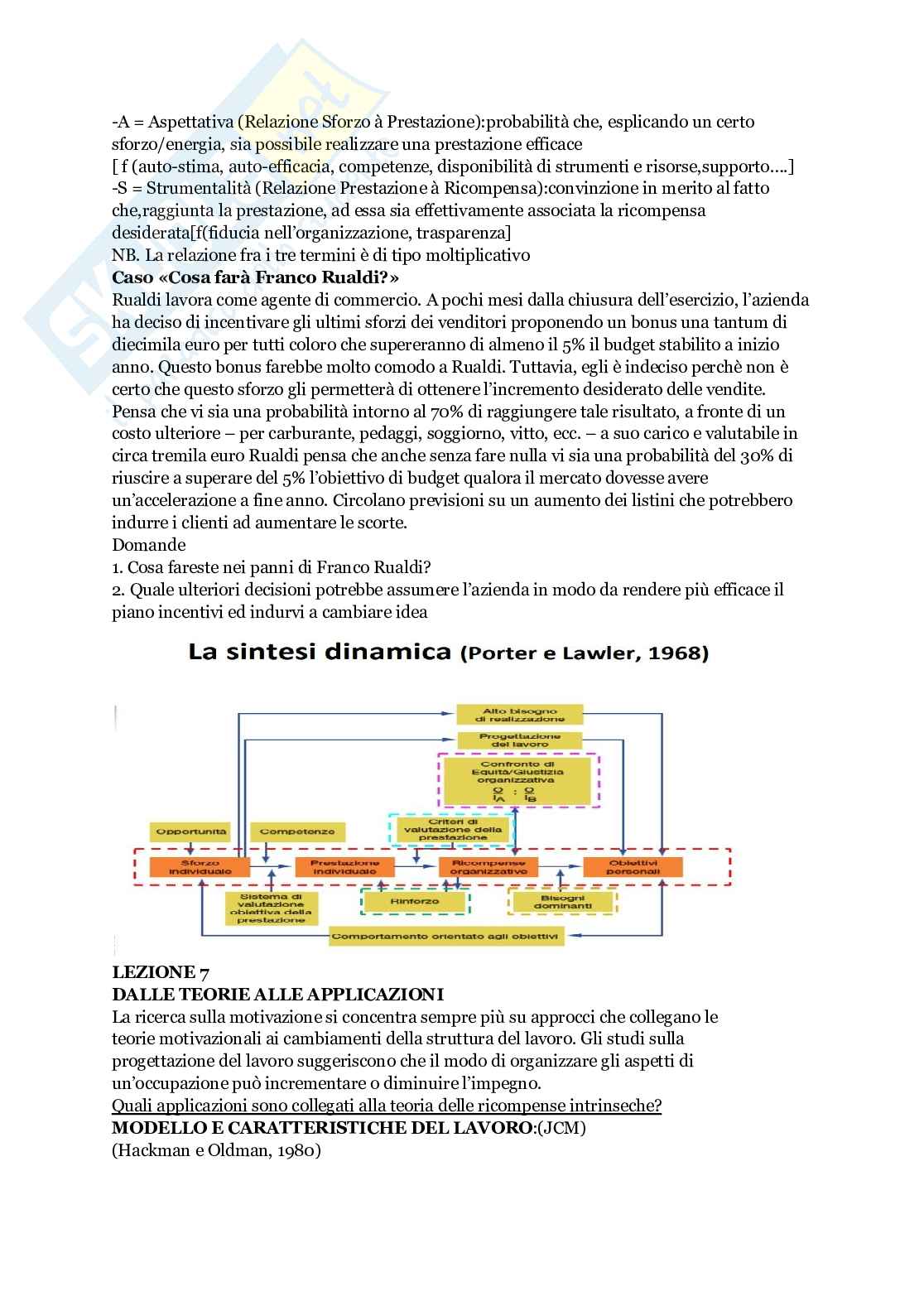 Appunti di Organizzazione aziendale  Pag. 31